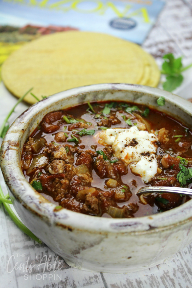 This Mole Chili combines cocoa, zesty salsa and chipotle chili for a delicious recipe that comes together quickly in the Instant Pot or on the Stove Top.