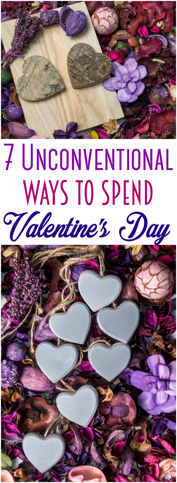 Every year, Valentine's Day entails the same thing: dinner, a movie, chocolates or flowers. This year, change it up a bit ~ here are 7 unique date ideas for Valentine's Day. #ValentinesDay #love #datenight #marriage #dating #savingmoney