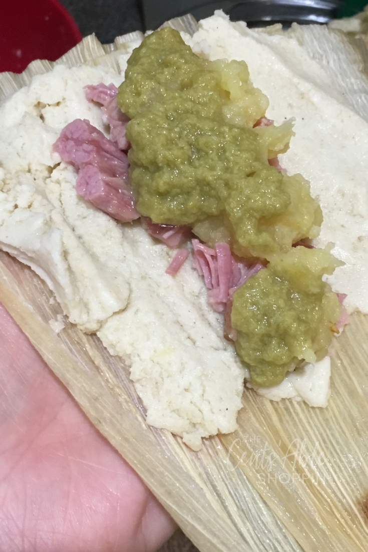 A combination of Irish and Mexican in one ~ tamales stuffed with corned beef, cabbage, potatoes and Hatch green chile sauce. Delish! #Irish #Tamales #CornedBeef #Mexican #StPatricksDay #InstantPot #PressureCooker