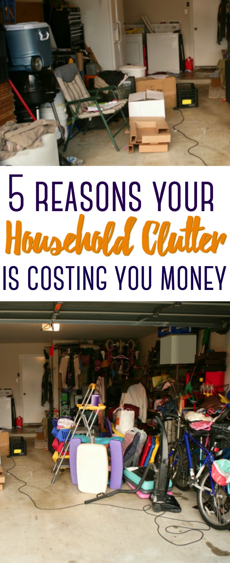 When you have kids and a family, household clutter can be inevitable and costly. Here are 5 reasons your household clutter is costing you money.