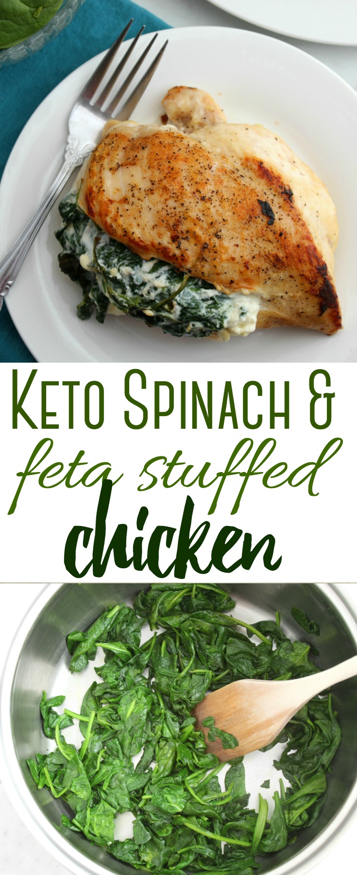 This low-carb Keto Spinach and Feta Stuffed Chicken is a keto-lovers dream! Not only is it easy to make, it's a crowd-pleaser that's also gluten-free!