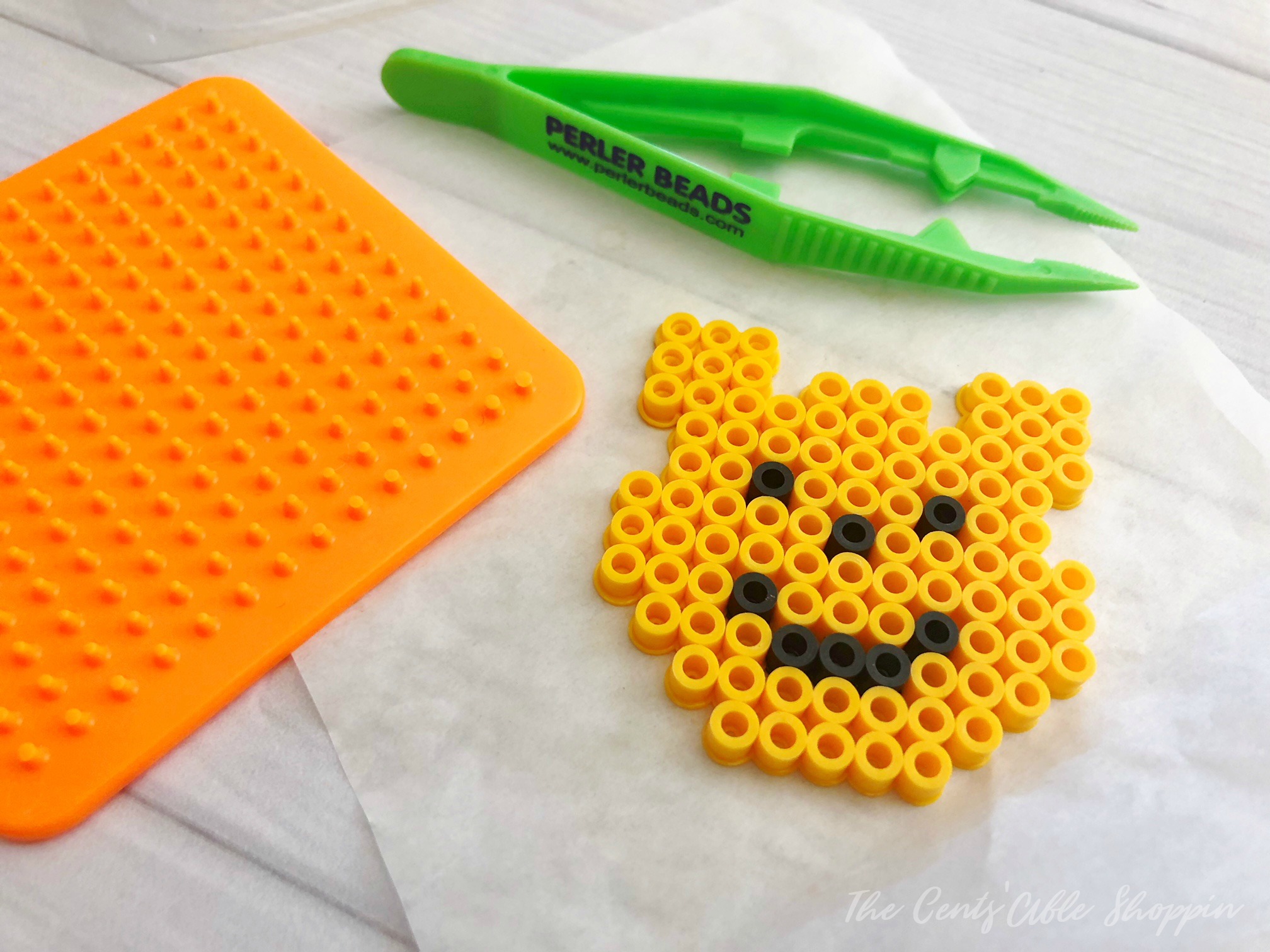 This Pooh Perler Bead Keychain is simple to make and surprisingly cute to make year round! They are a fun way to keep kids busy on hot or rainy days!