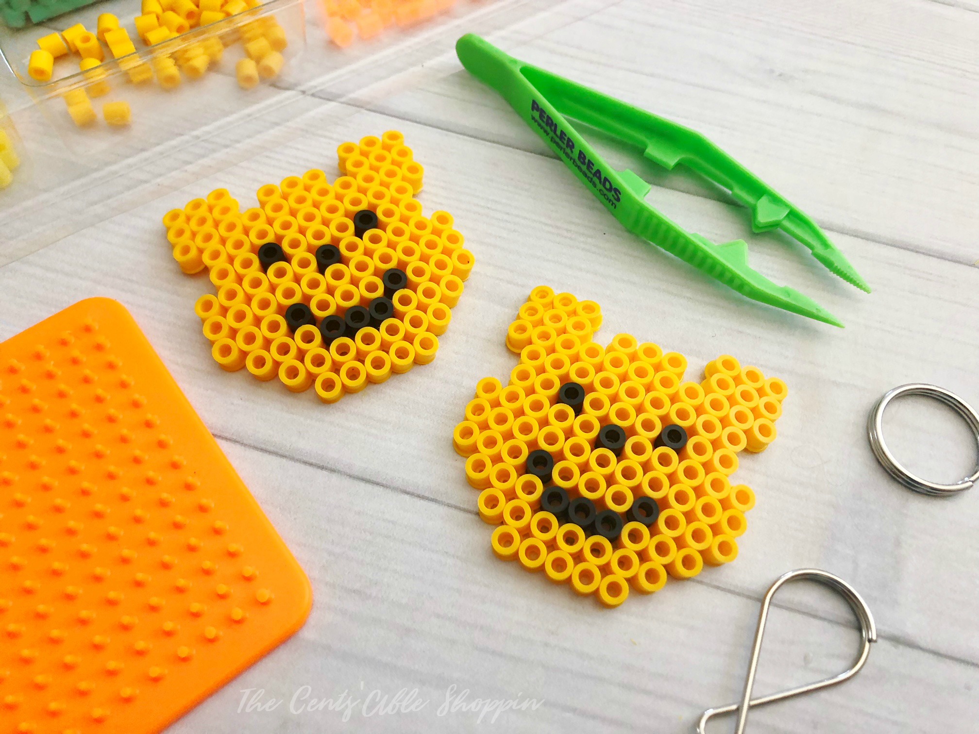 This Pooh Perler Bead Keychain is simple to make and surprisingly cute to make year round! They are a fun way to keep kids busy on hot or rainy days!