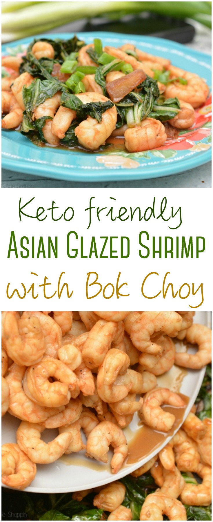 A simple recipe that doesn't skimp on taste, this Asian Glazed Shrimp with Bok Choy is Keto-friendly, simple, and delicious!