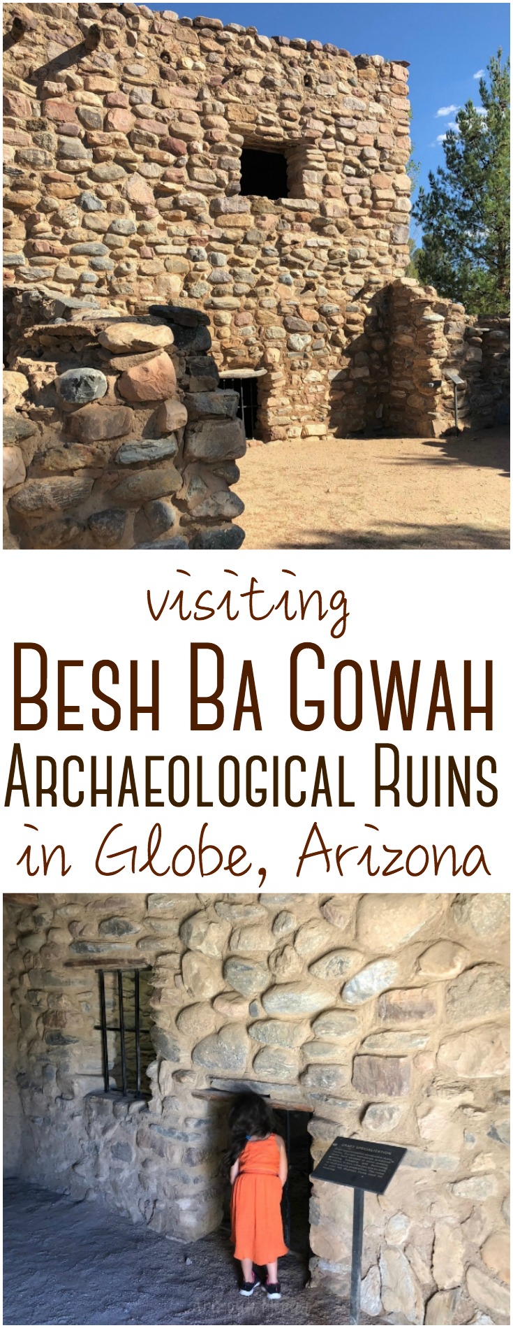 Besh Ba Gowah Archaeological Park and Museum is a prehistoric Salado masonry pueblo located one mile southwest of the city of Globe, Arizona.