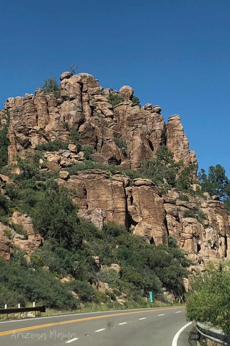 Large mountains with jagged cliffs outside of Globe, AZ || Besh Ba Gowah Archaeological Park and Museum is a prehistoric Salado masonry pueblo located one mile southwest of the city of Globe, Arizona.