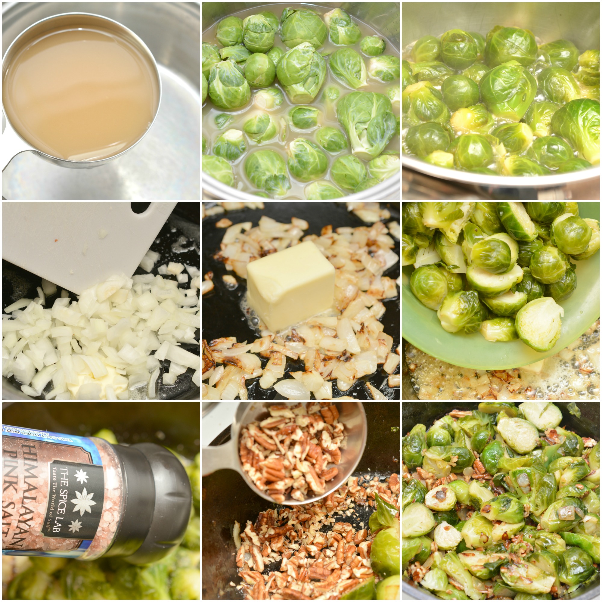 Keto Brussels Sprouts in Pecan Butter