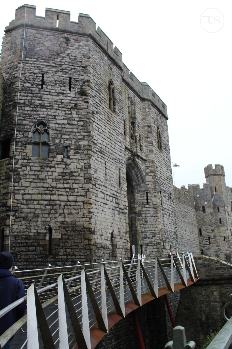 Caernarfon Castle is one of the top tourist attractions in Wales, and one  of a series of castles built by King Edward I over 700 years ago.