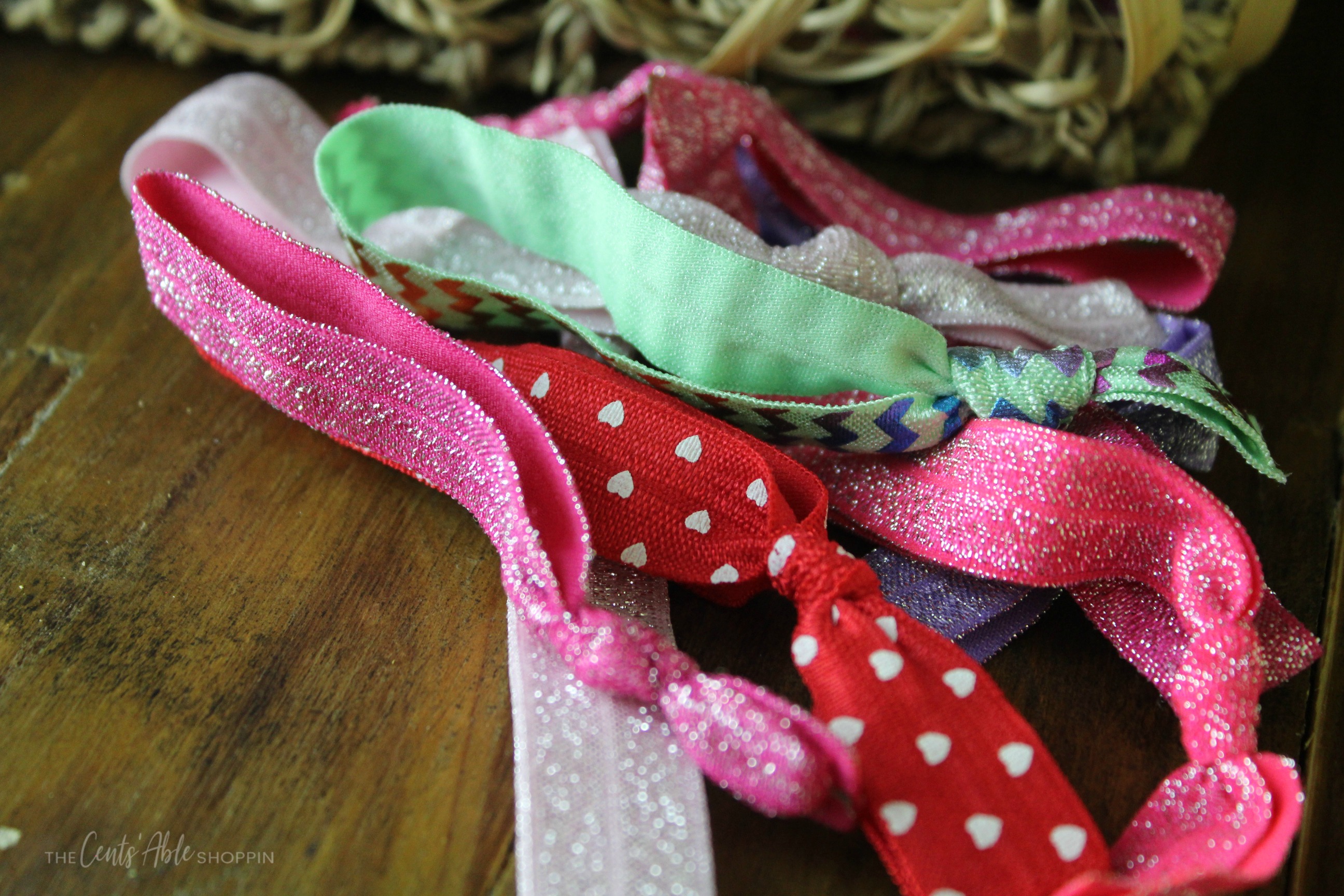 DIY Hair Tie Valentine