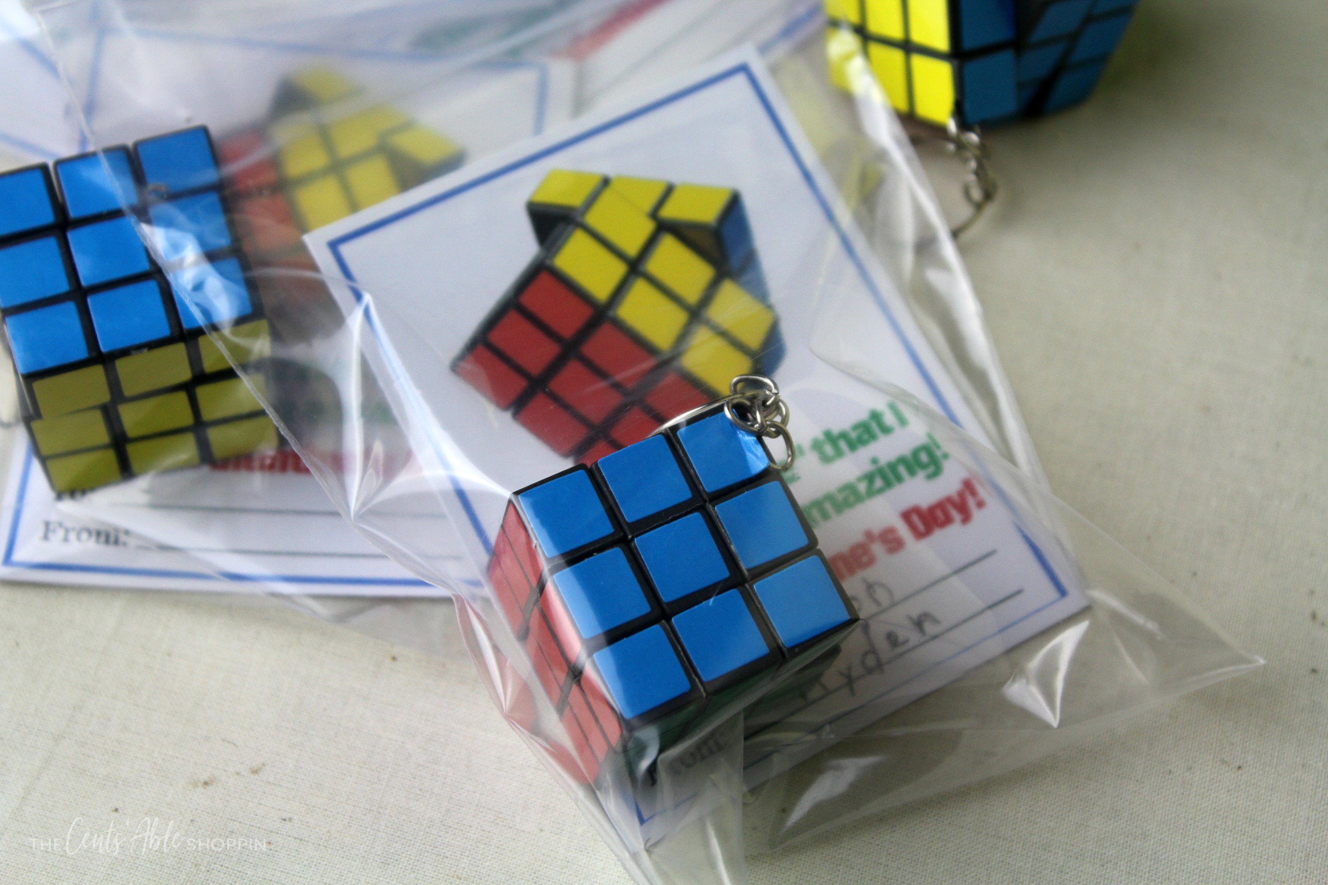 This free Rubik's Cube Valentine pays homage to the classic 3-D combination puzzle invented in the 70's -- a classic for everyone, from young to old!