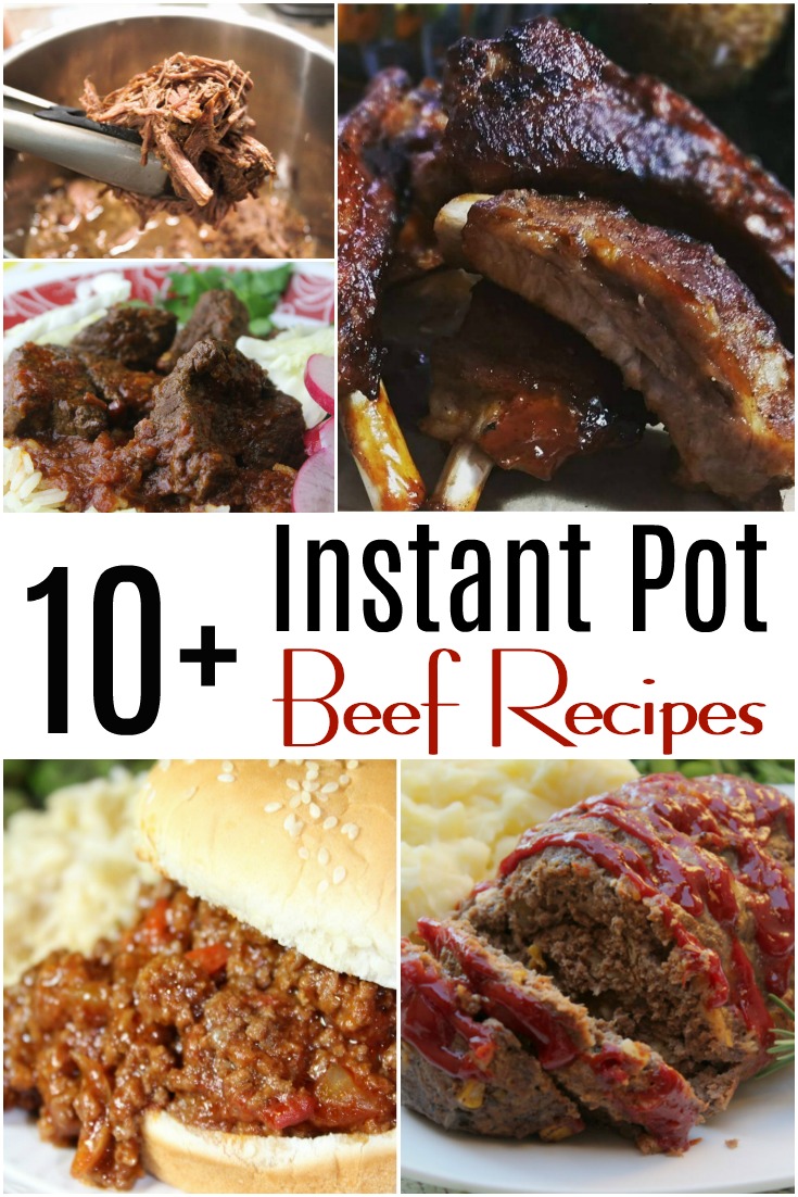 A growing collection of Instant Pot beef recipes and pressure cooker beef recipes that are smashingly delicious and an absolute breeze to throw together! #beef #pressurecooker #instantpot #groundbeef #dinner #easydinner #comfortfood 