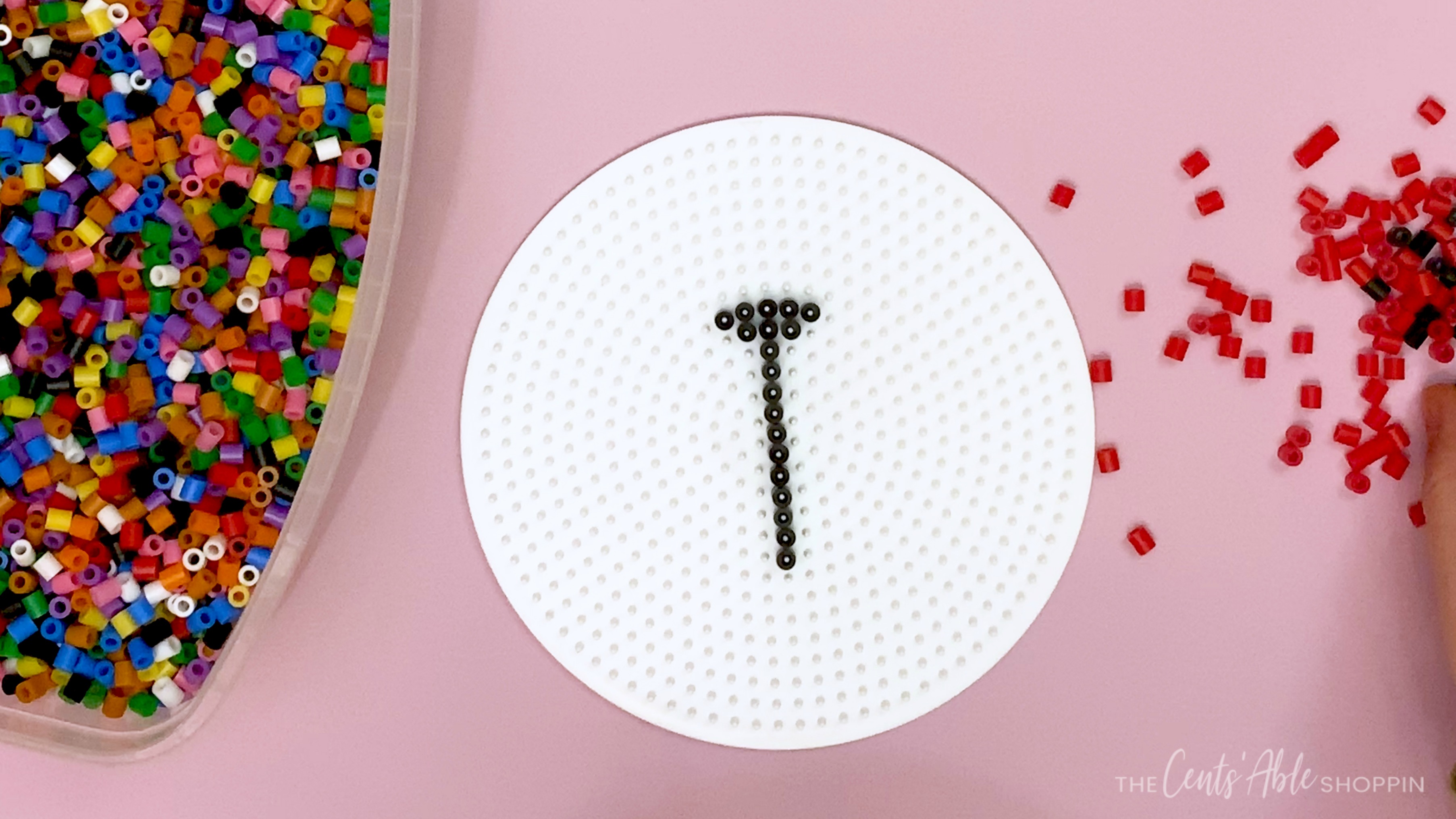 This perler bead ladybug is a fun and adorable project that will help kids develop fine motor skills, patience and artistic design!