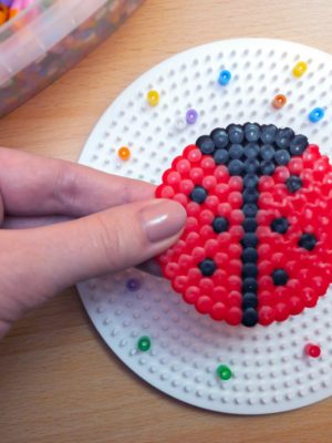 Perler Bead Ladybug Craft