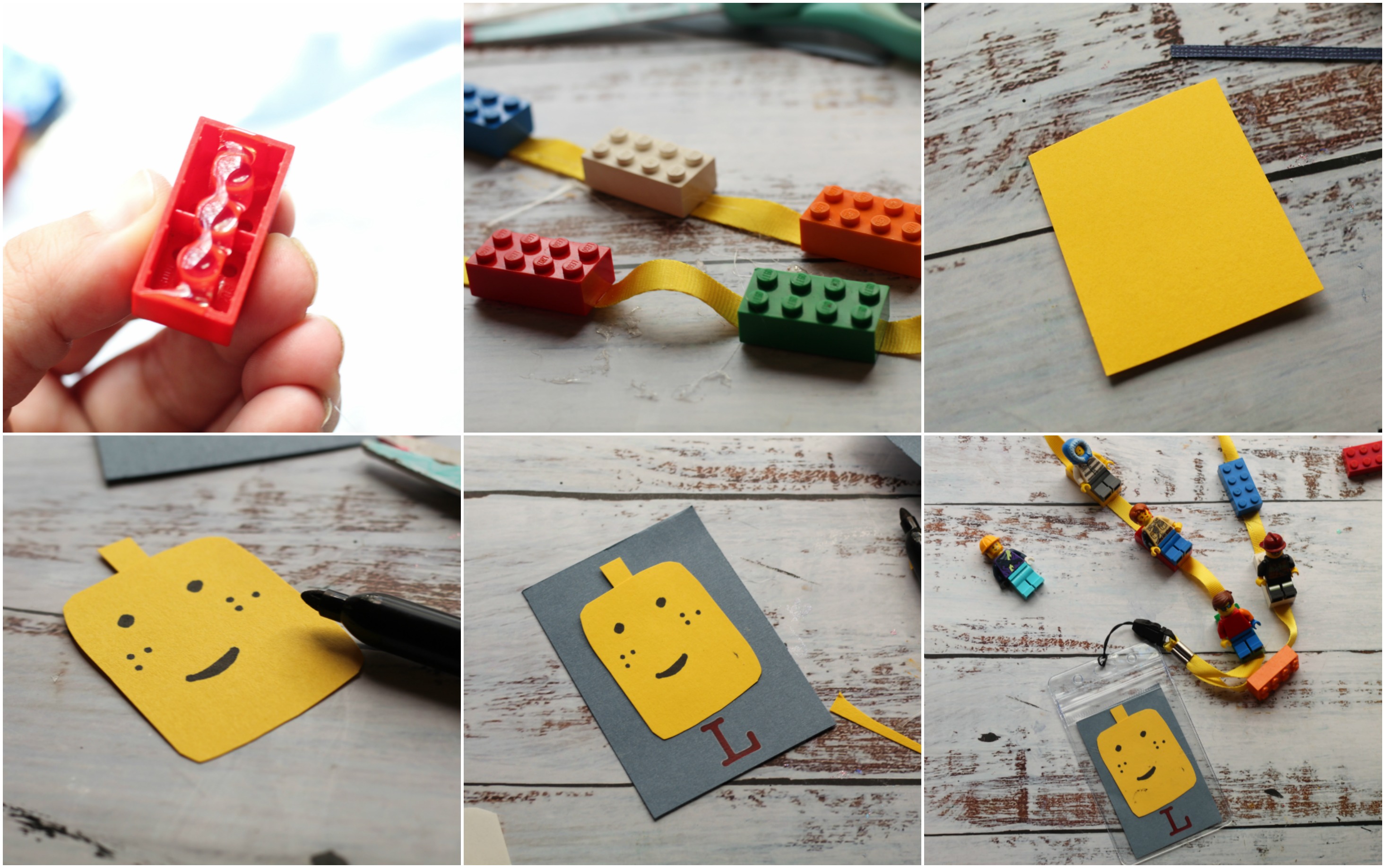 Step by step directions to create a simple DIY LEGO Lanyard, perfect for trading LEGO Minifigs on your next fun trip to LEGOLAND!  #LEGO #lanyard #DIY  #LEGOLAND