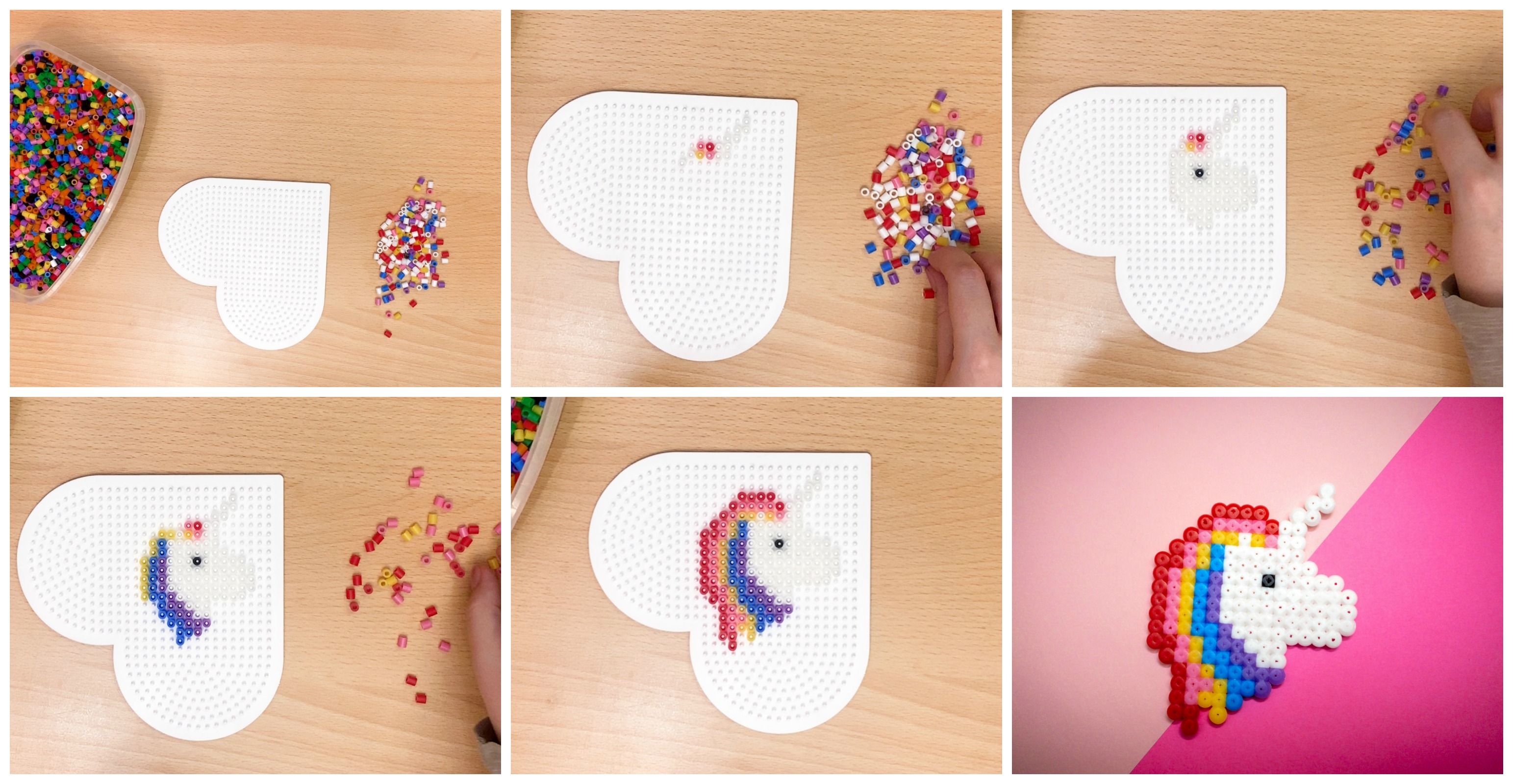 Step by Step: Perler Bead Unicorn