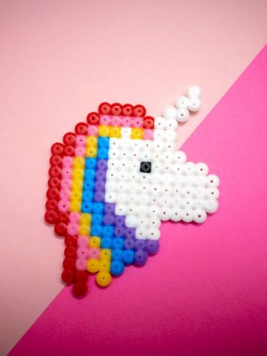 Perler Bead Unicorn Craft