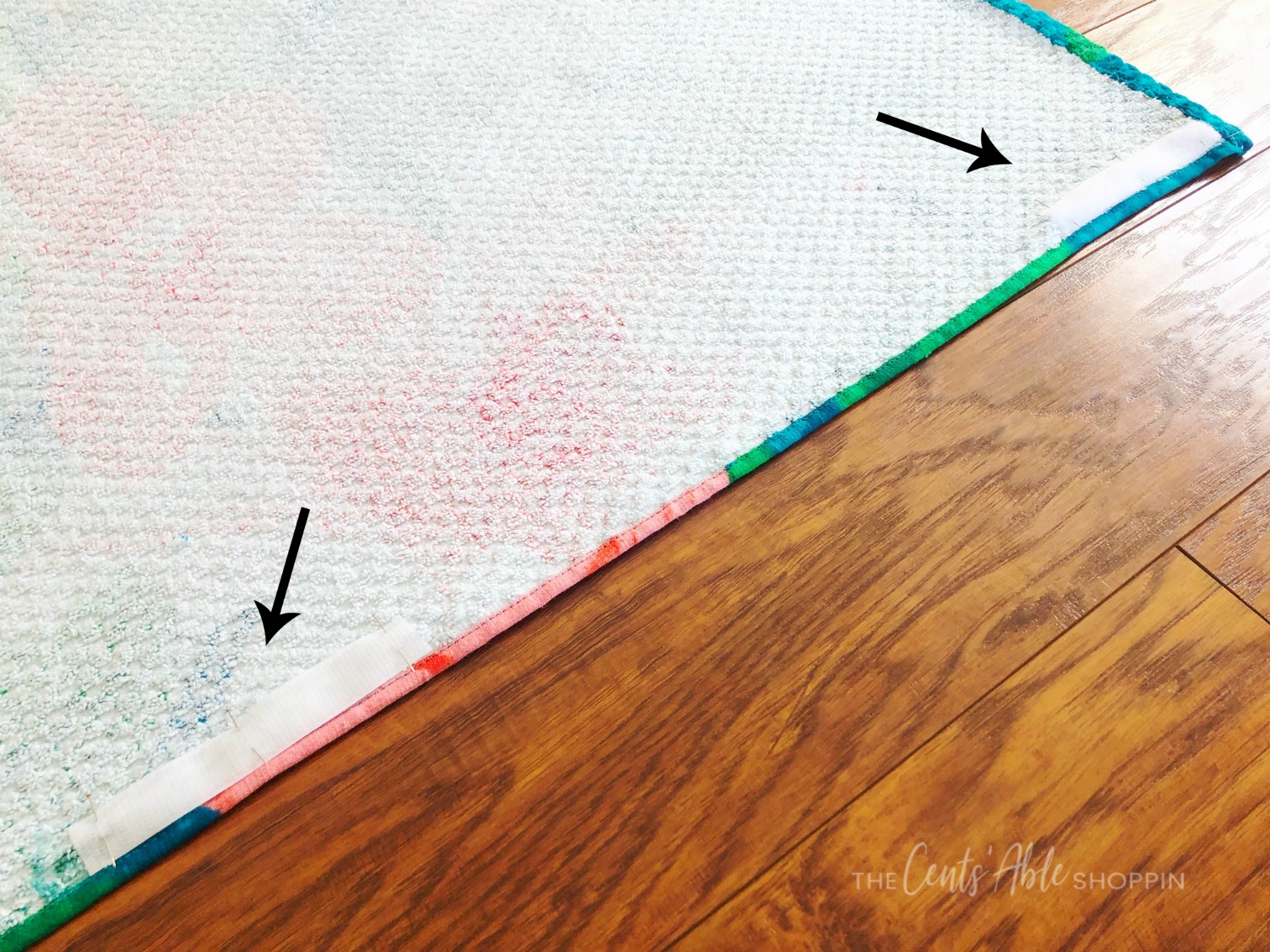Sew Velcro on Beach Towel \\ This simple beach towel DIY takes just minutes and will prevent your towel from slipping off your chair when relaxing around the pool or beach this summer!