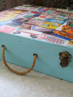 Decoupage Wood Memory Box