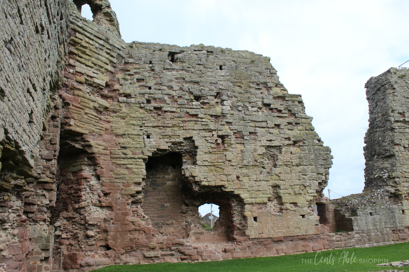 Courtyard  \\ Rhuddlan Castle is a castle located in Rhuddlan, Denbighshire, Wales. It was one of a series of castles erected by King Edward I in 1277.