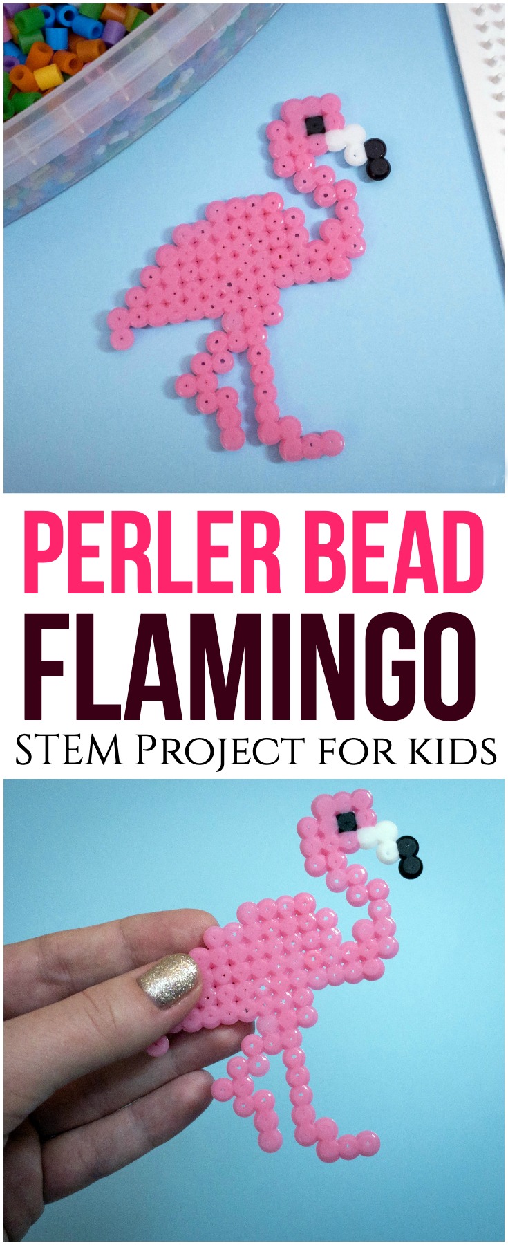 Perler Bead Flamingo Project | The CentsAble Shoppin