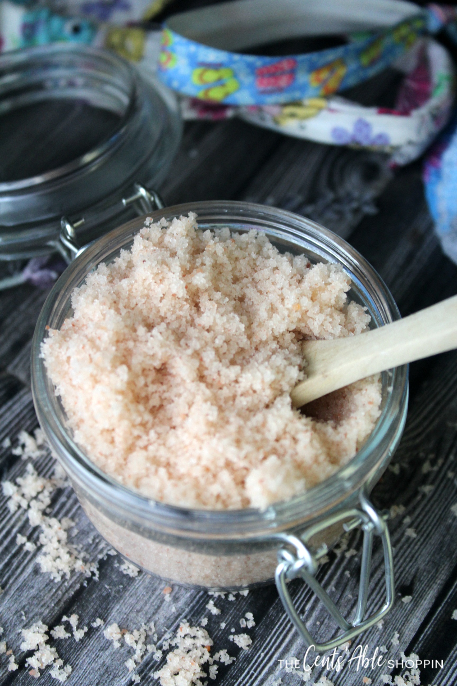 Himalayan Salt Facial Scrub in a jar