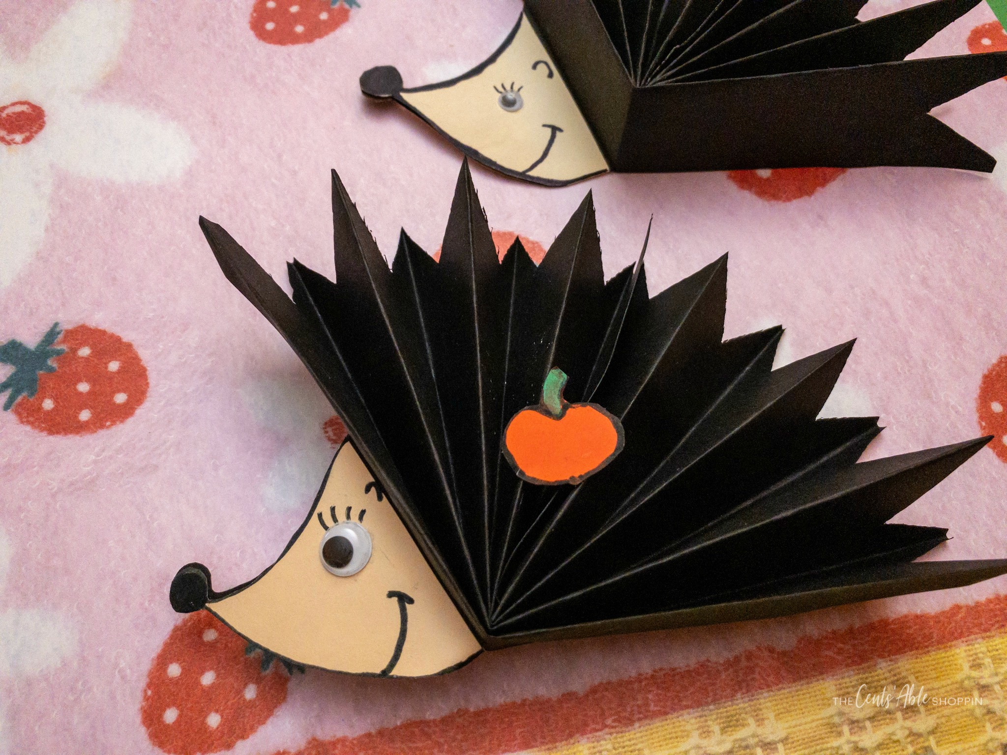 Paper Hedgehog Kids Craft