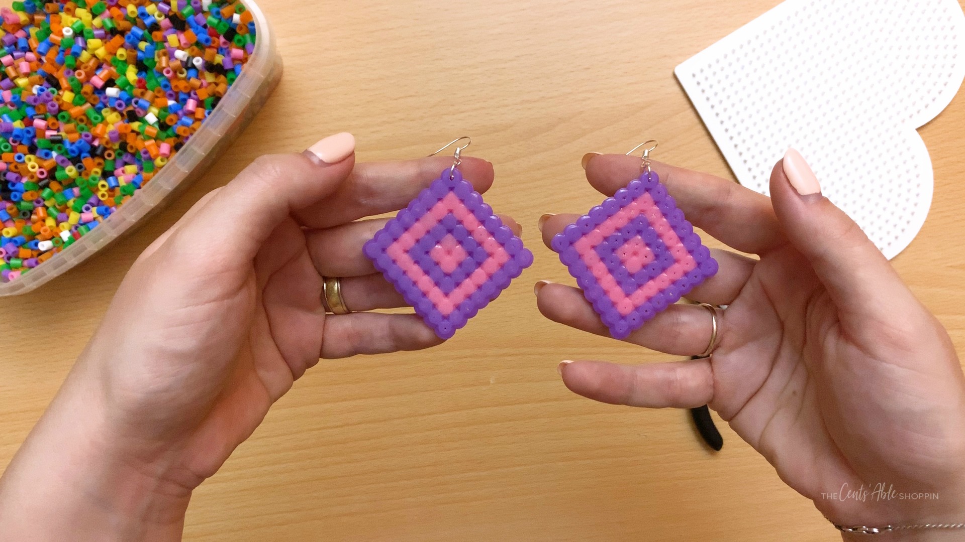 Perler Bead Earrings