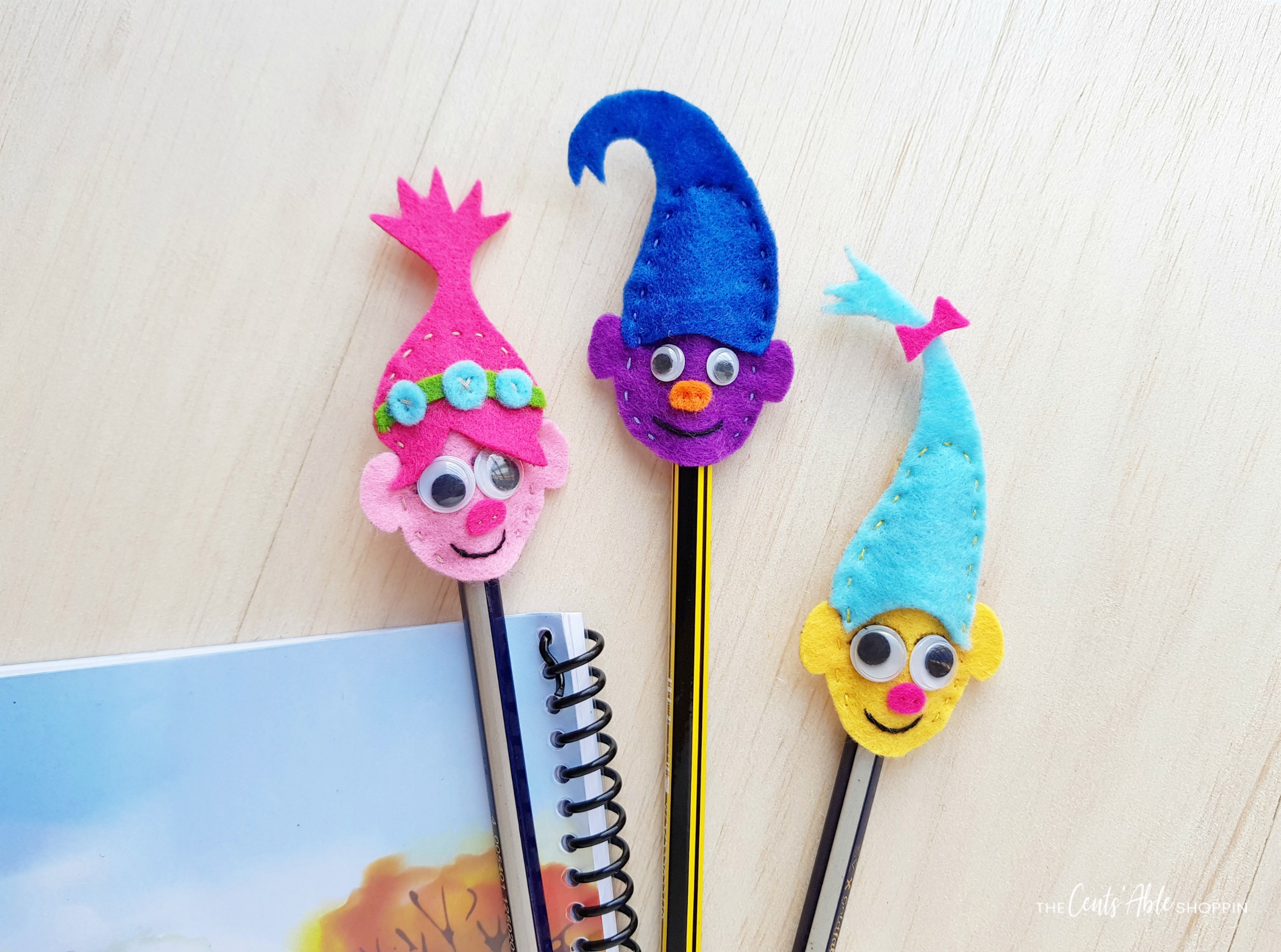 Trolls Pencil  Toppers