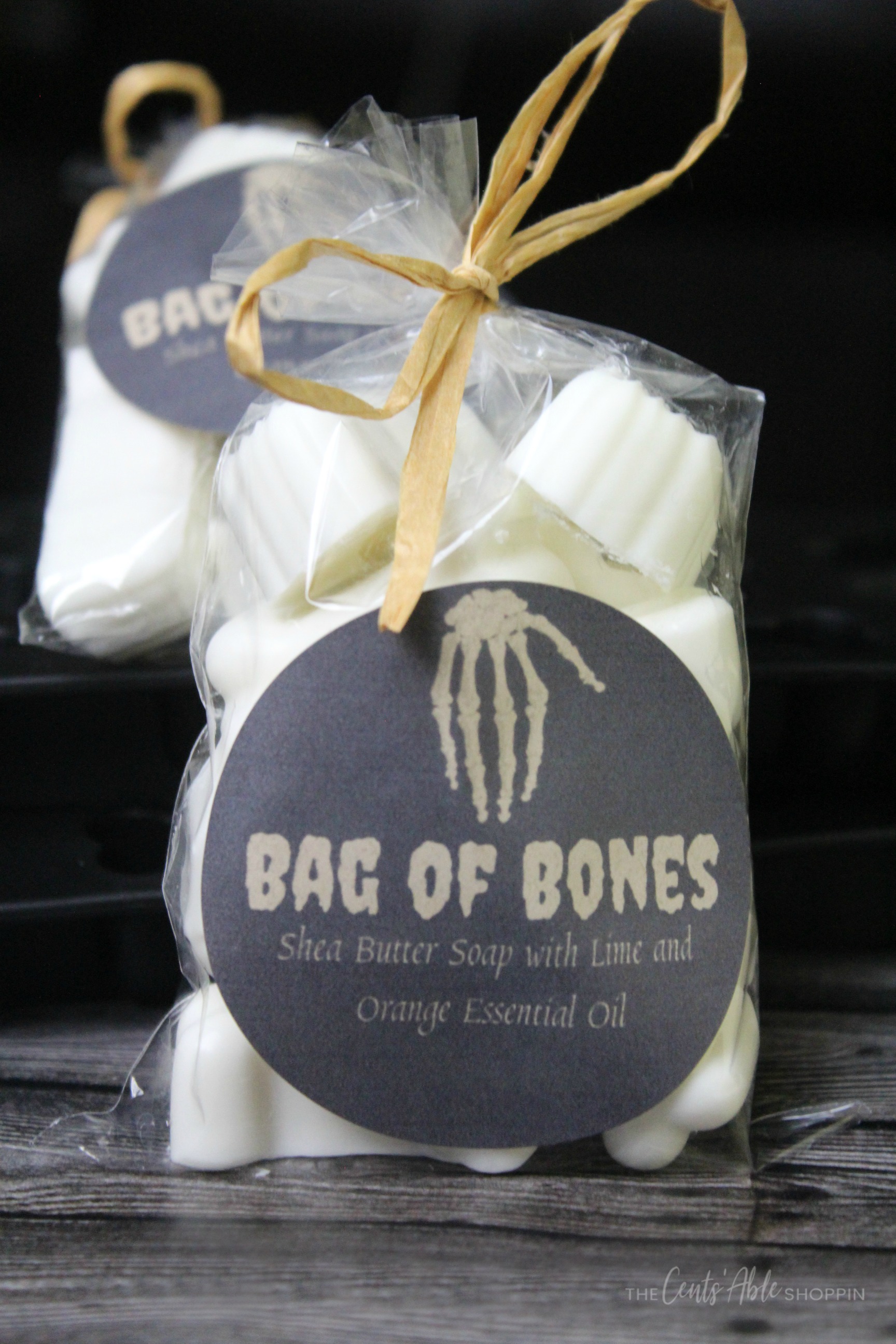 Bag of Bones Soap Favors