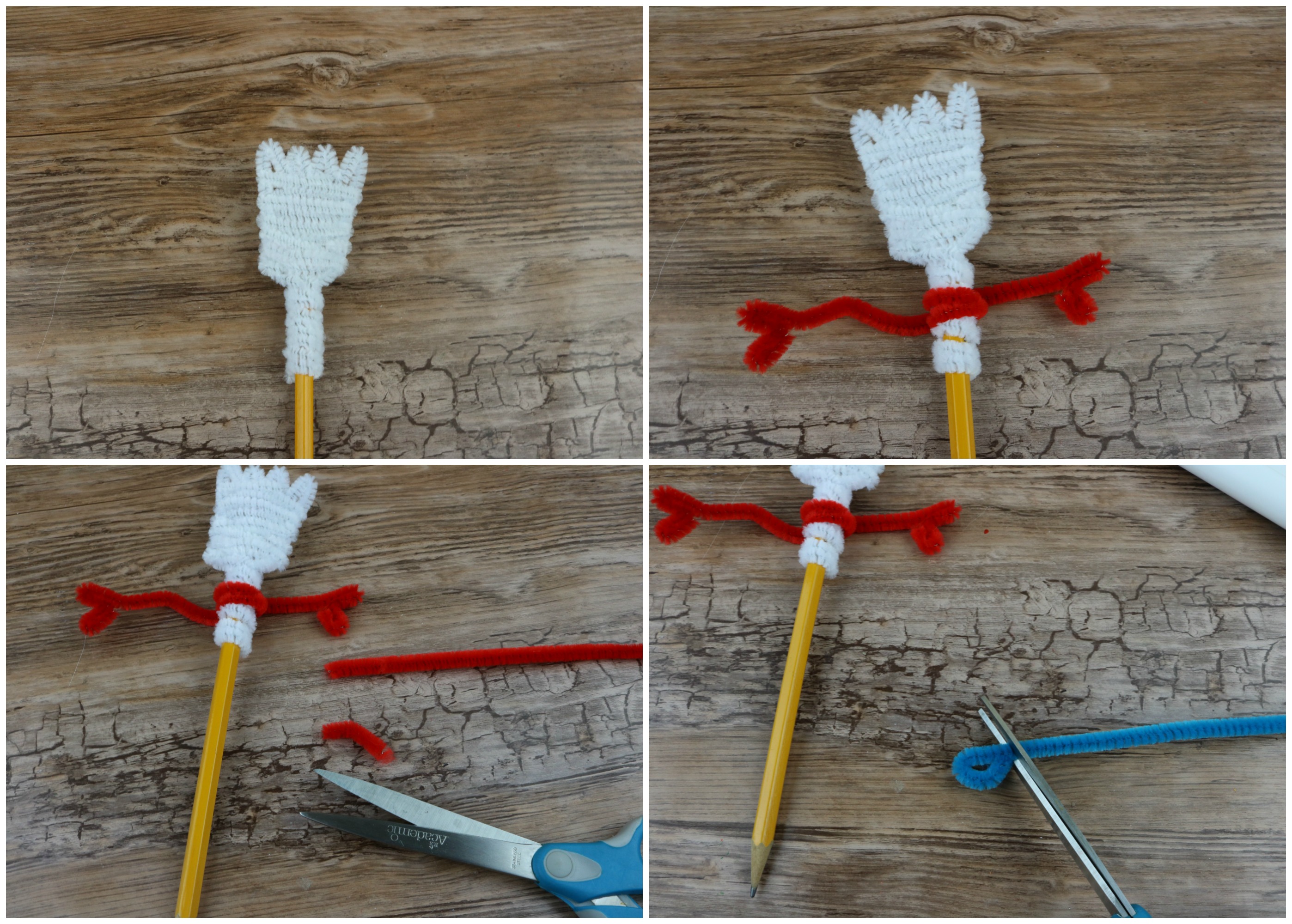 Forky Pencil Topper Steps