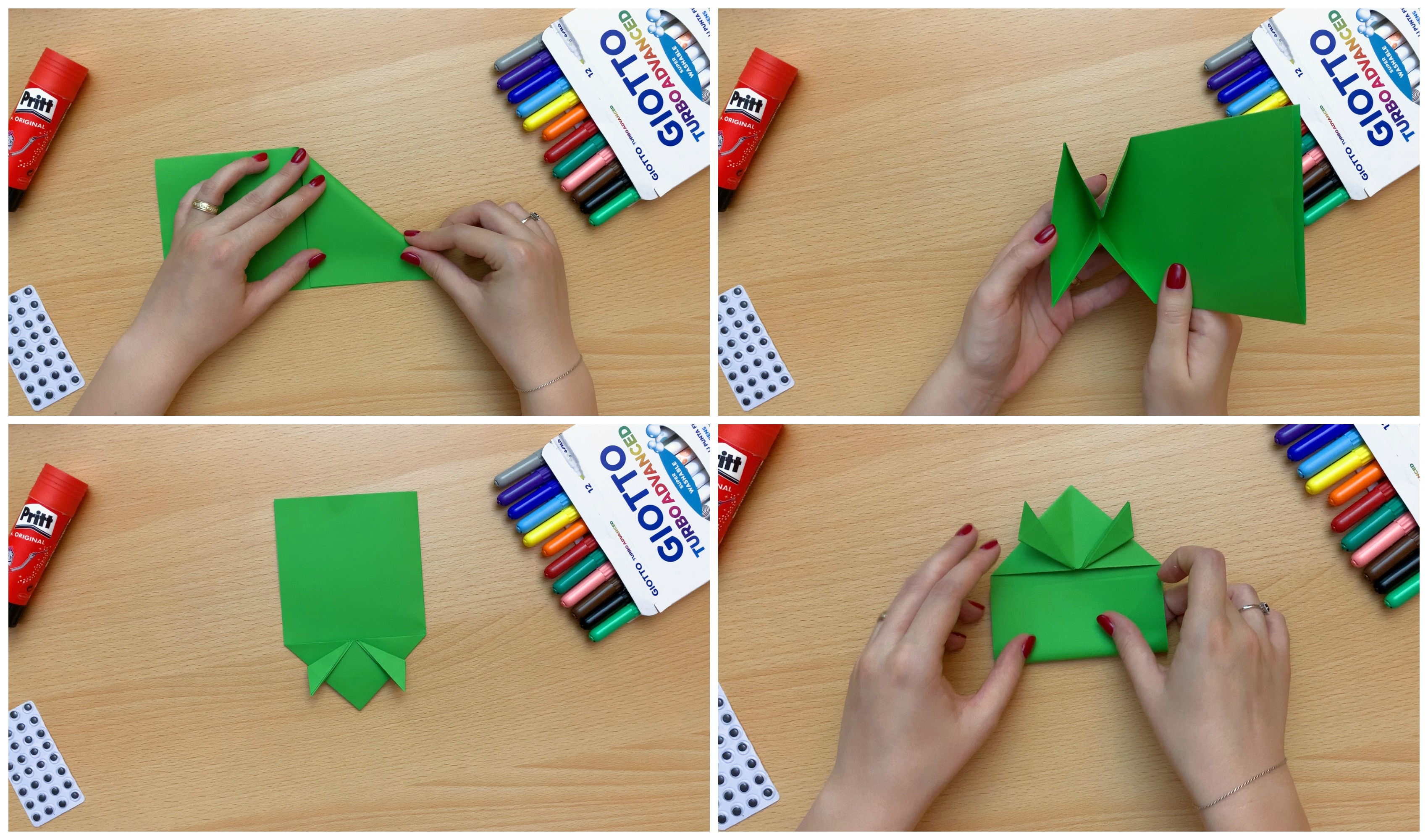 Leap Frog Paper Craft