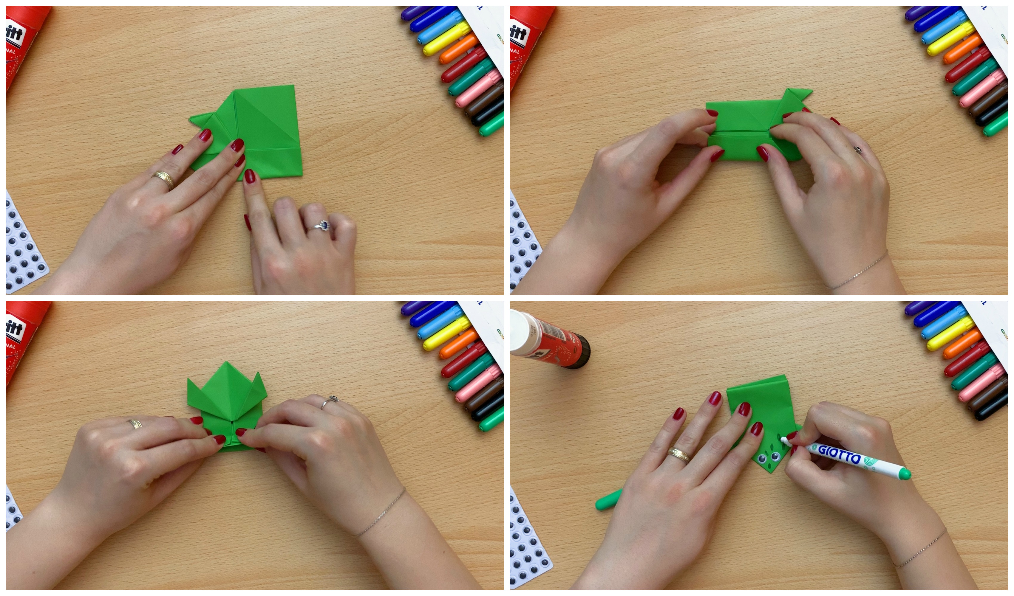 Leap Frog Paper Craft