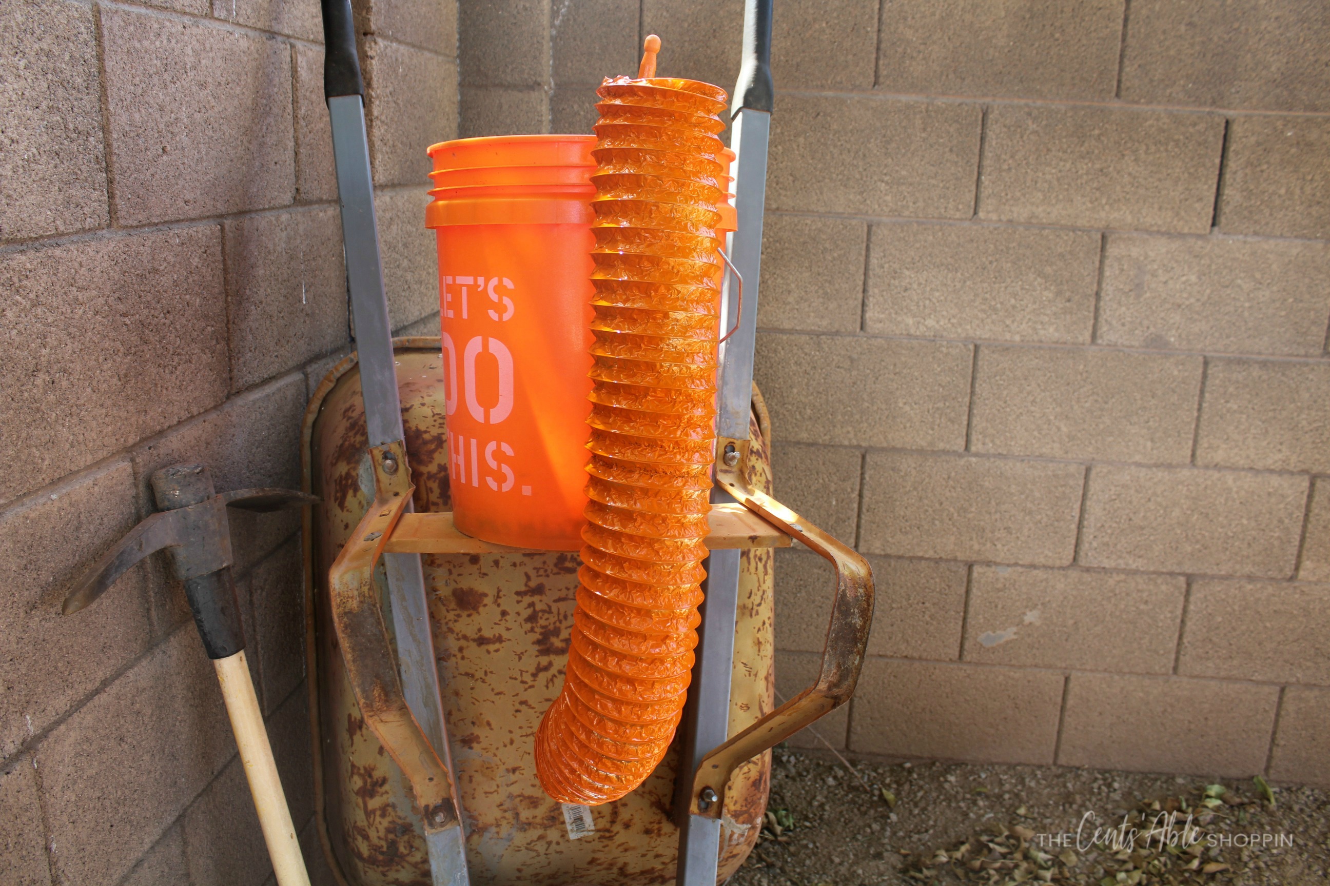 Dryer Vent Pumpkin DIY