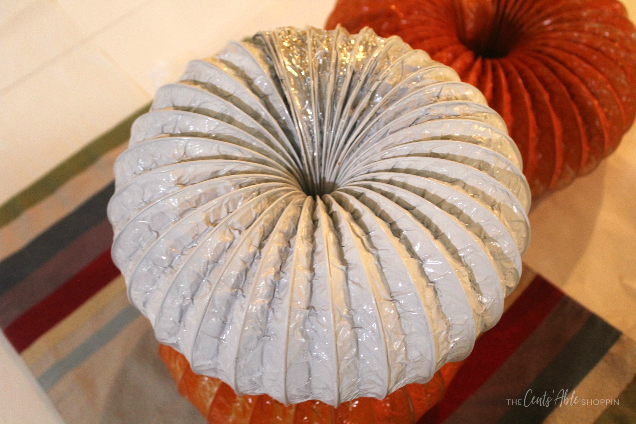 Dryer Vent Pumpkin DIY