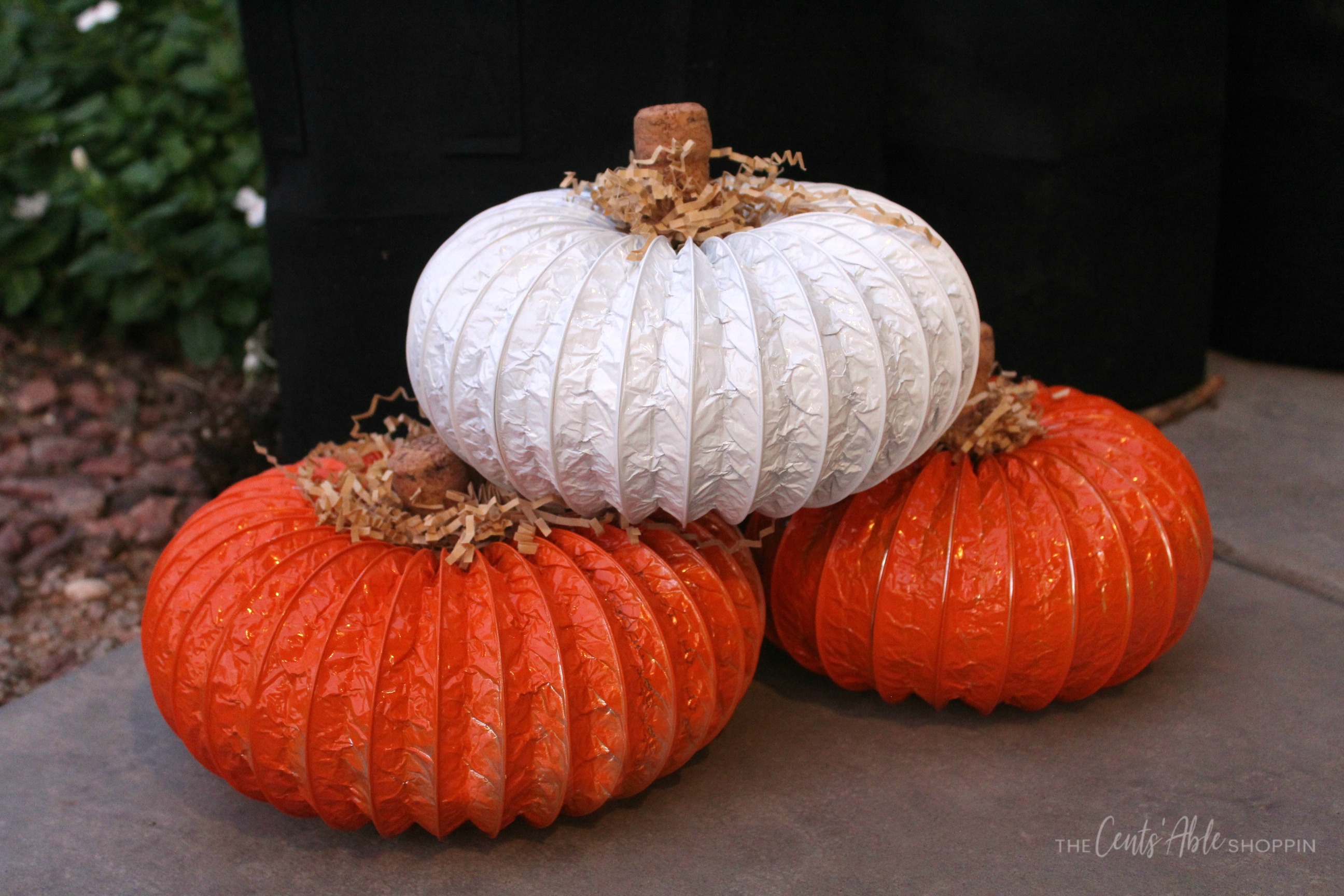 Dryer Vent Pumpkin DIY