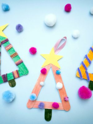 Popsicle Stick Christmas Tree