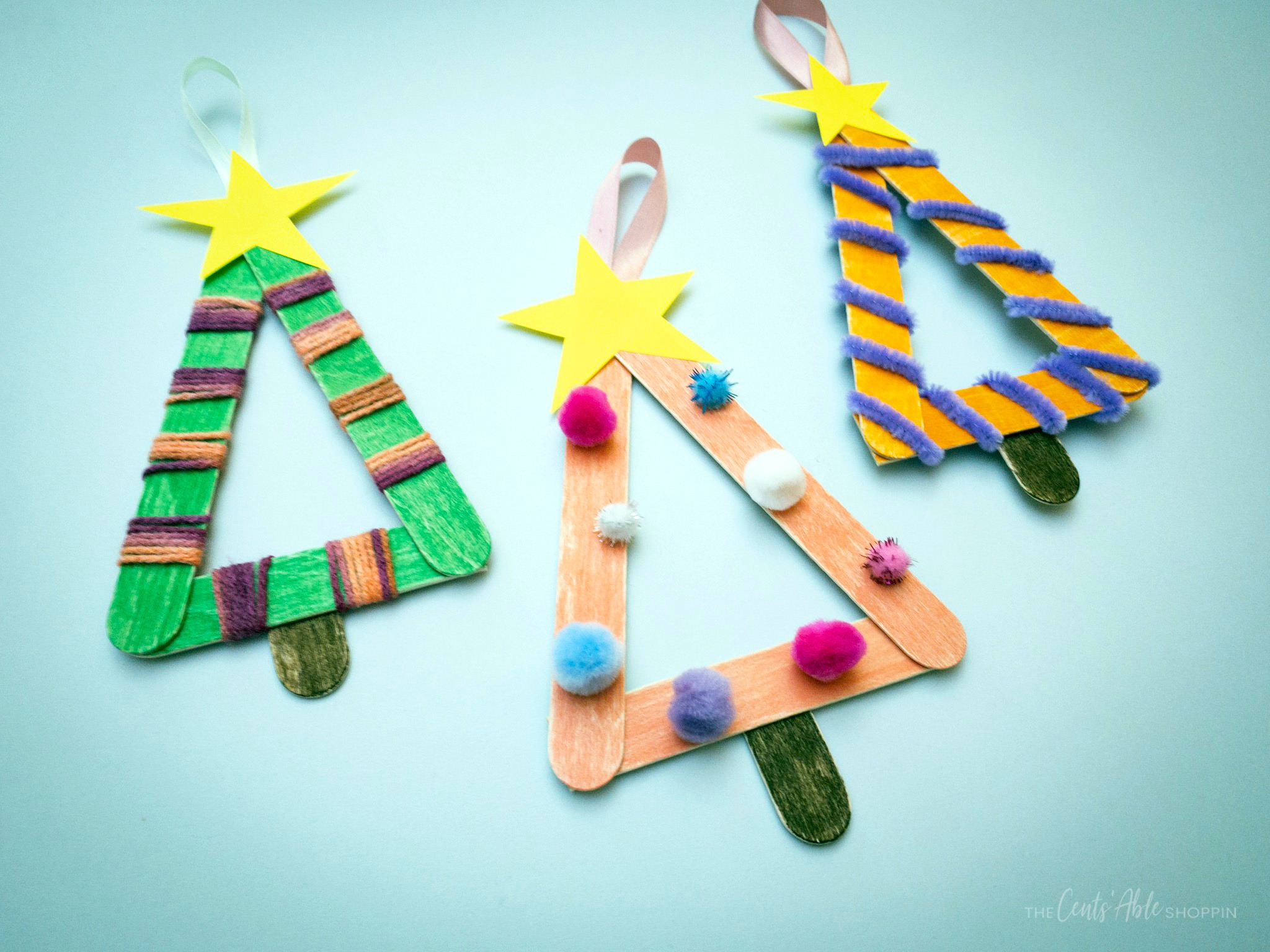 Popsicle Stick Christmas Tree