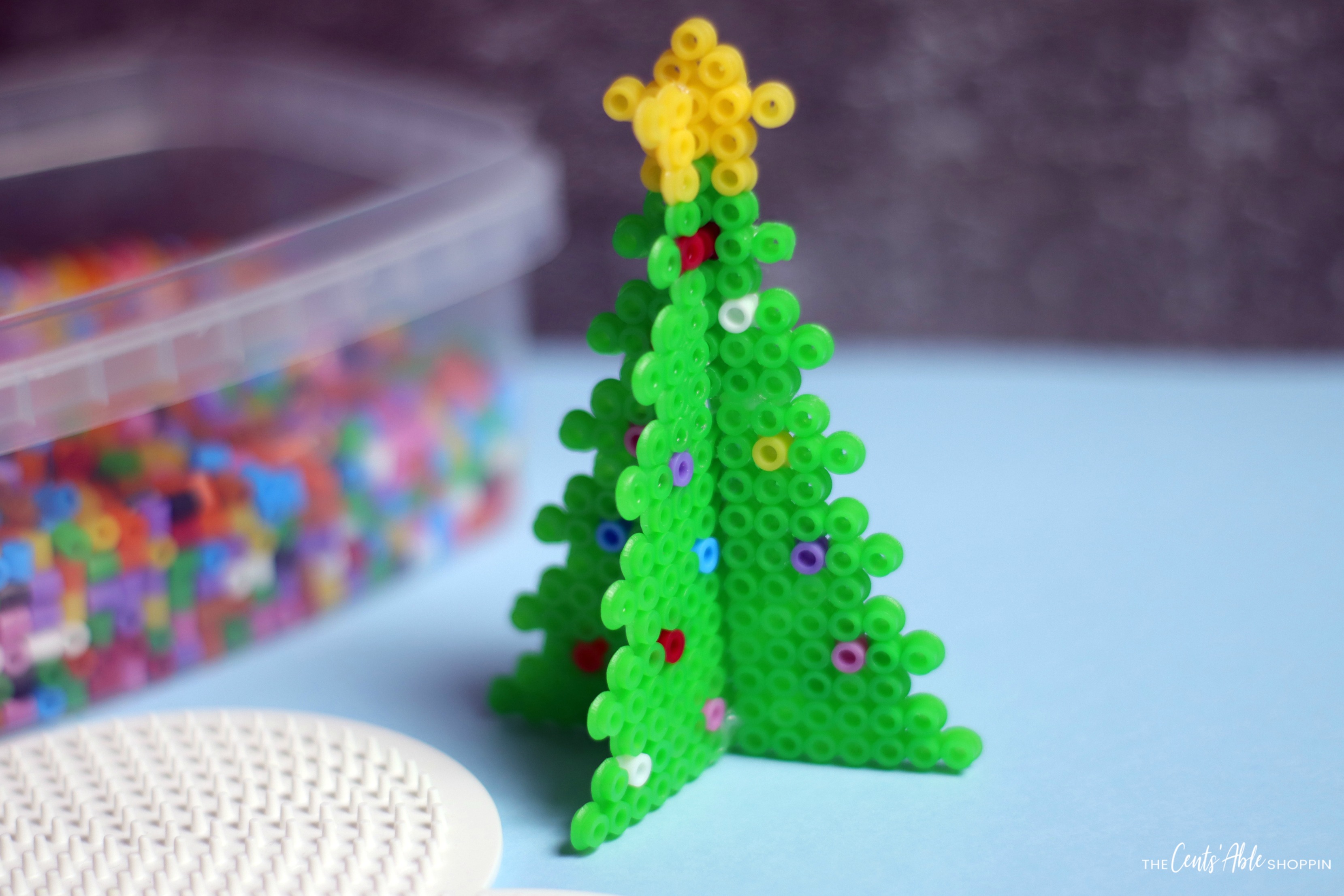 Christmas Tree Perler Bead Project