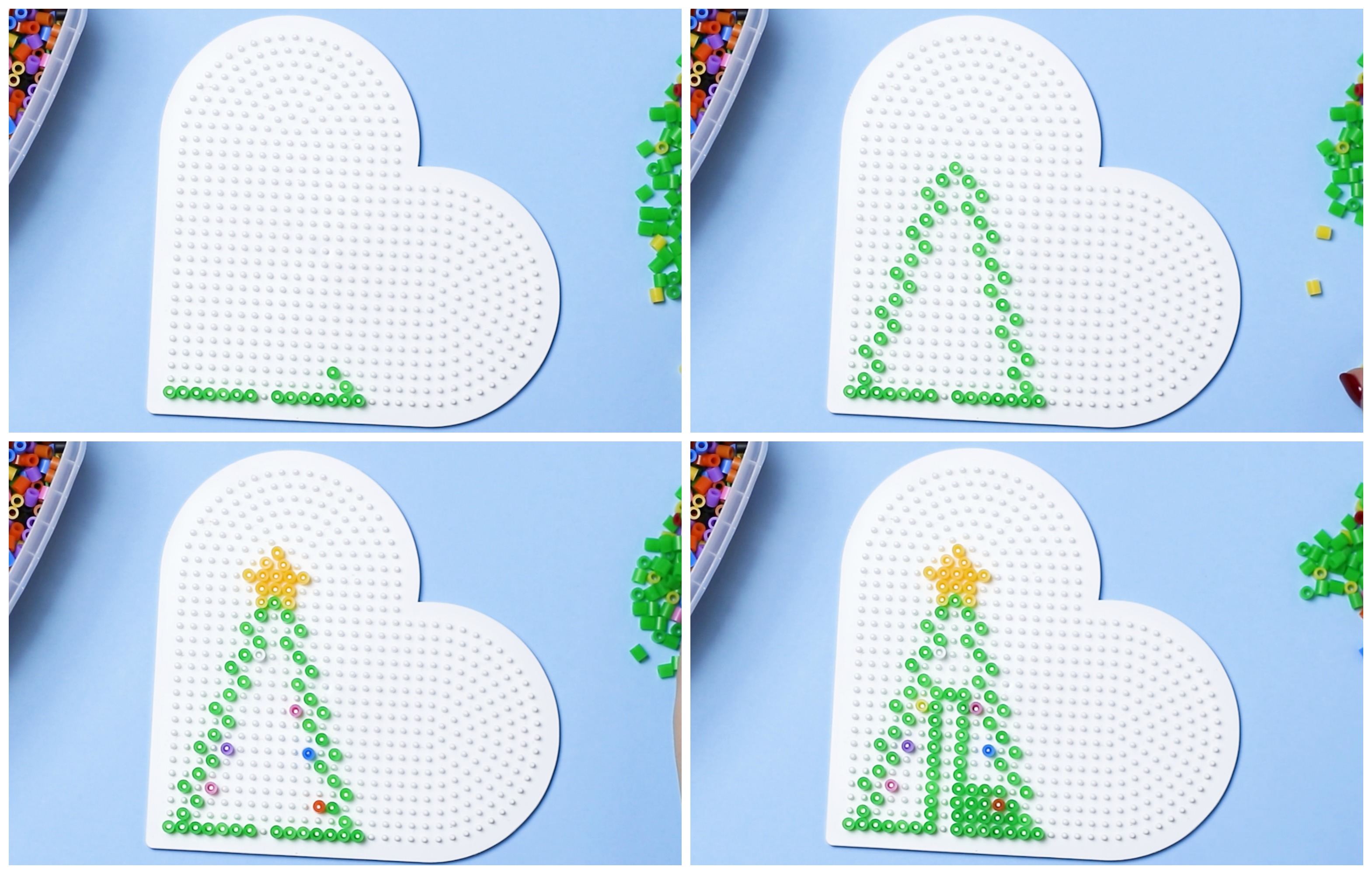 3D Christmas Tree Perler Bead Project