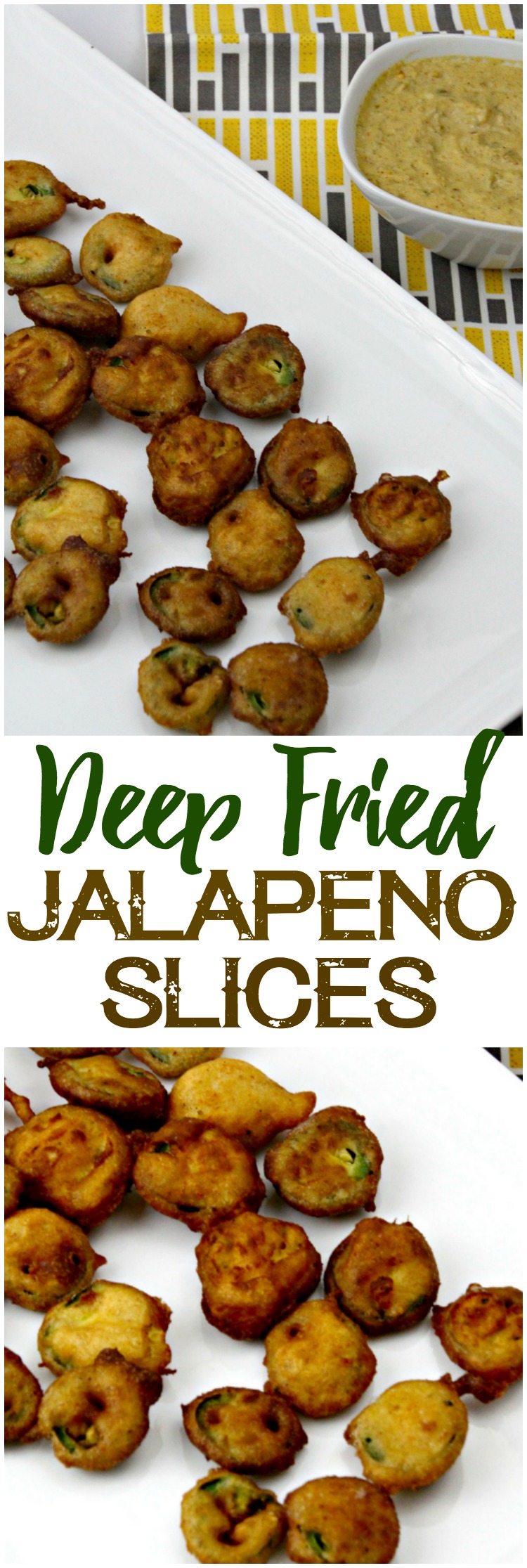 These deep fried jalapeño slices are surprisingly easy, yet sinfully addictive! Serve them up at your next party alongside melted cheese sauce.