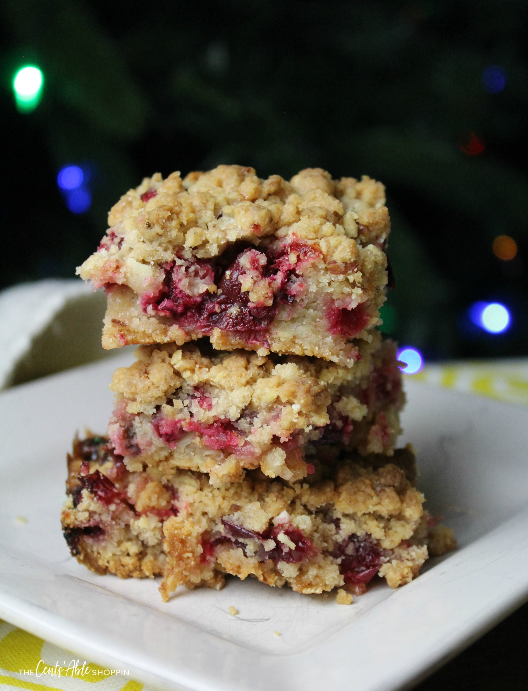 Cranberry Crumb Bars