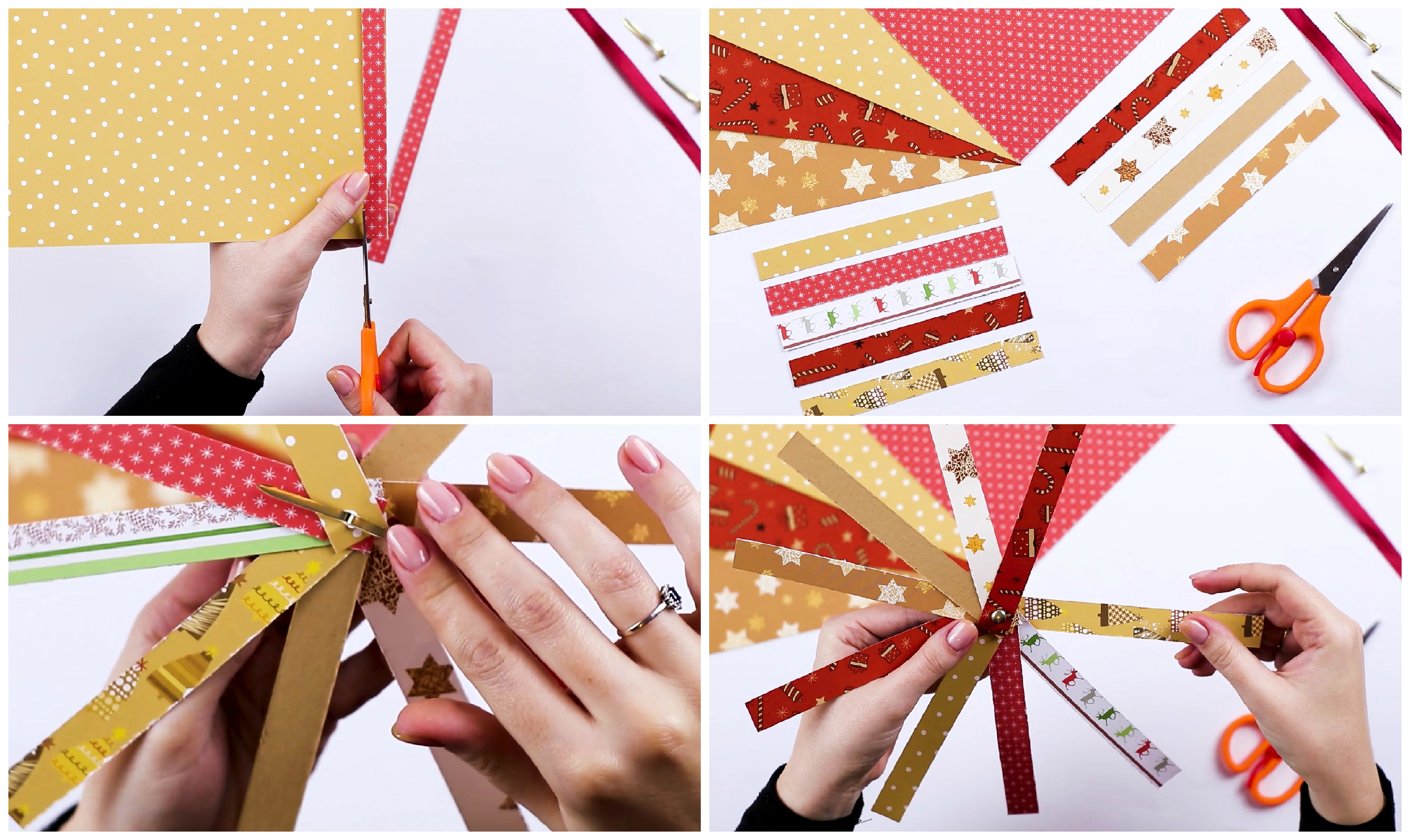 Paper Strip Christmas Ornament