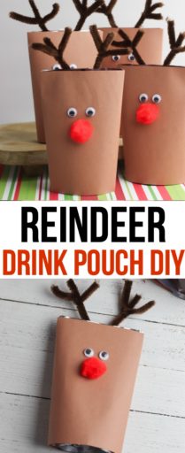 Reindeer Drink Pouch DIY