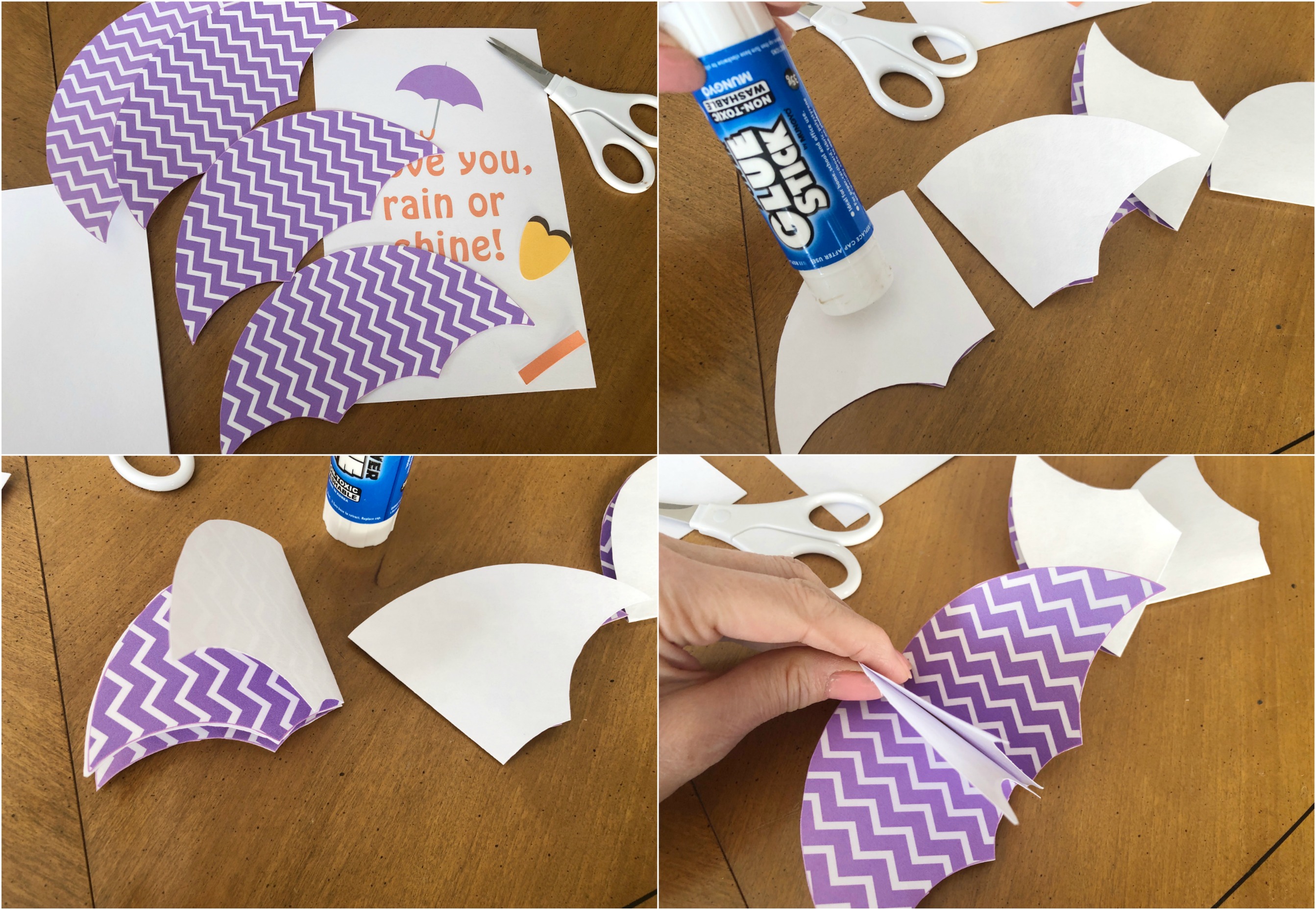 Spring Umbrella Card Craft