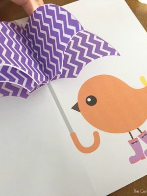 Spring Umbrella Card Craft