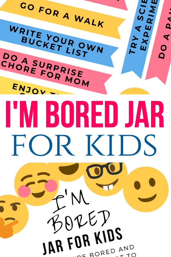 I'm Bored Jar for Kids