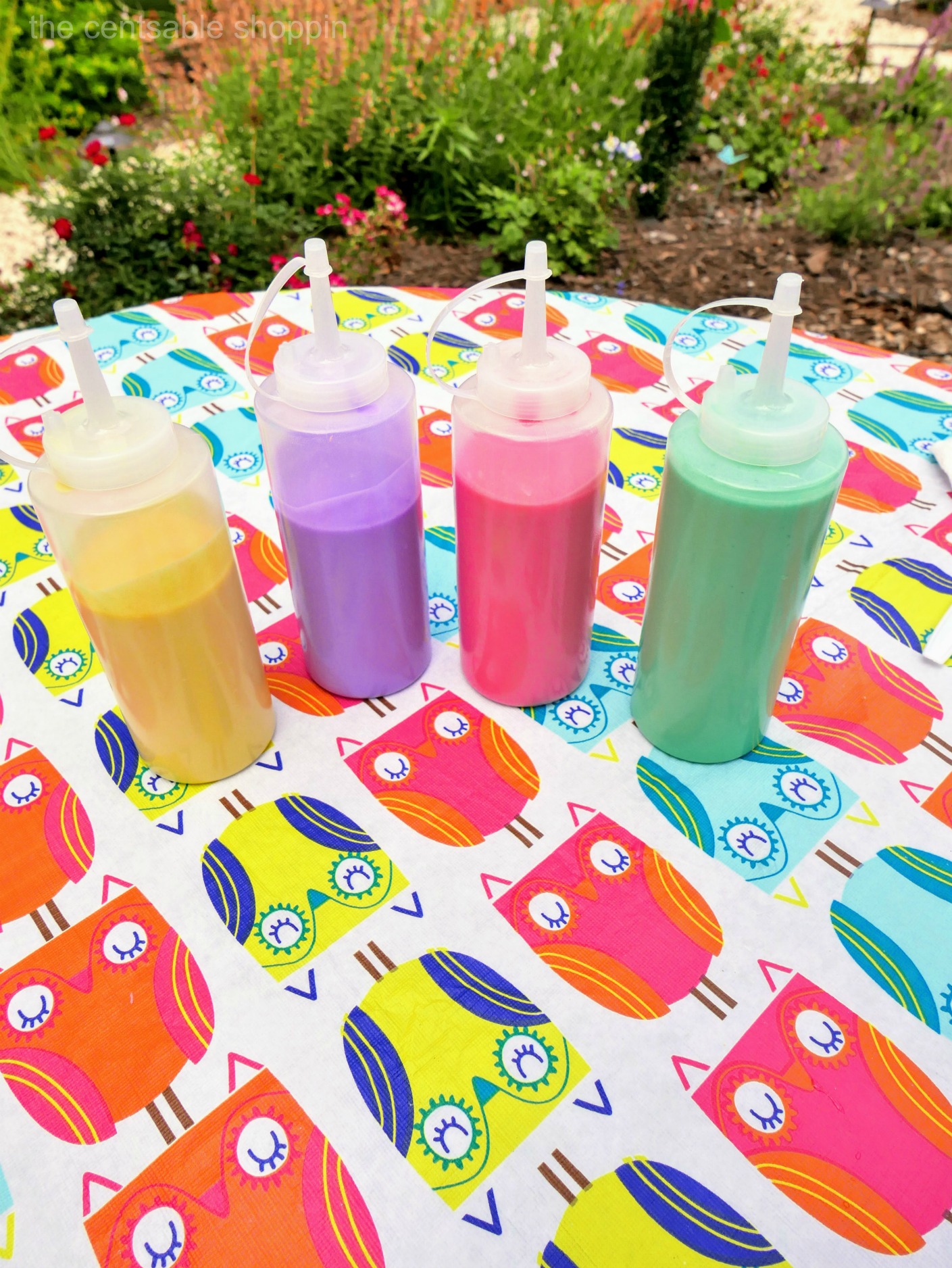 DIY Outdoor Puffy Paint