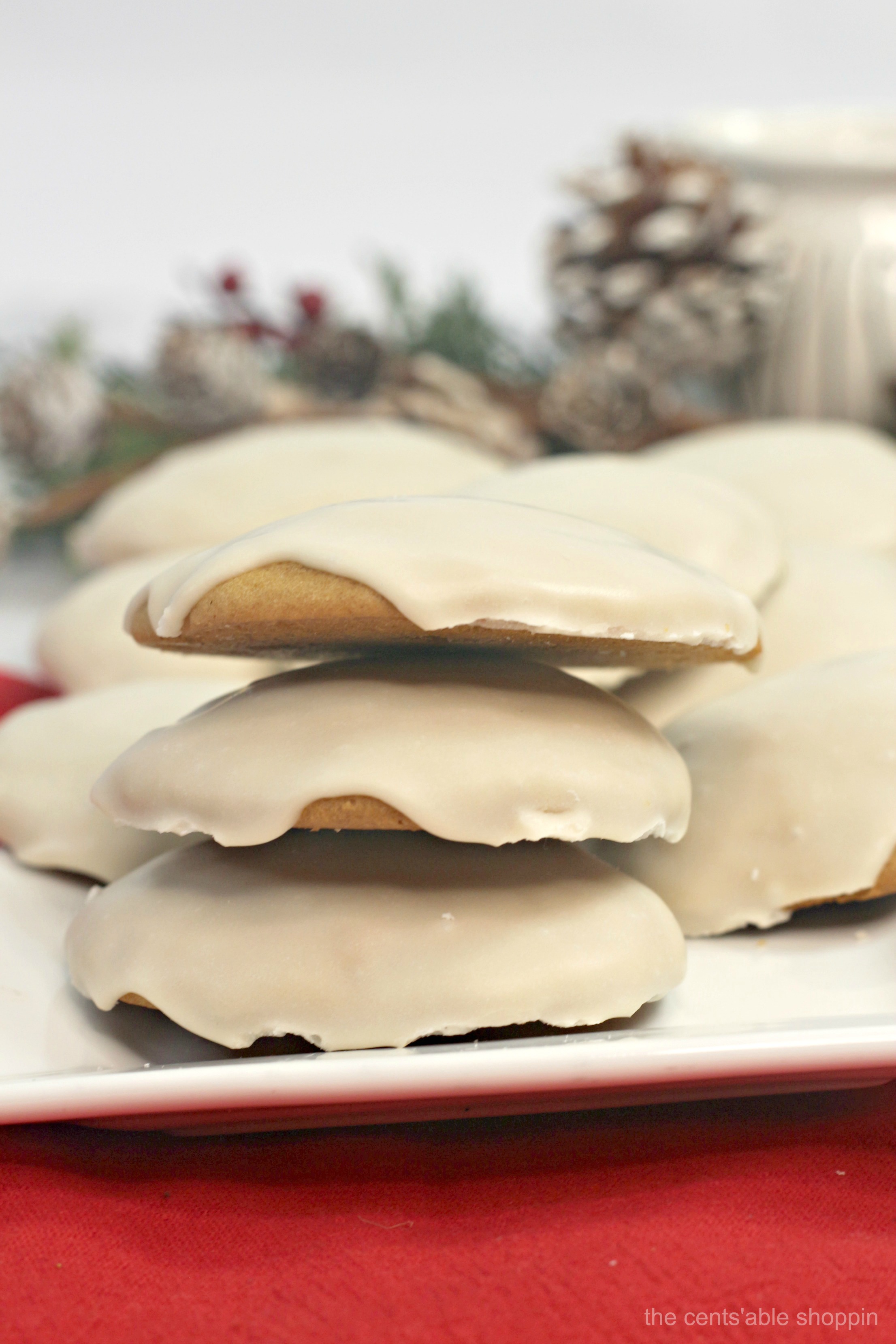 Amish Maple Iced Cookies