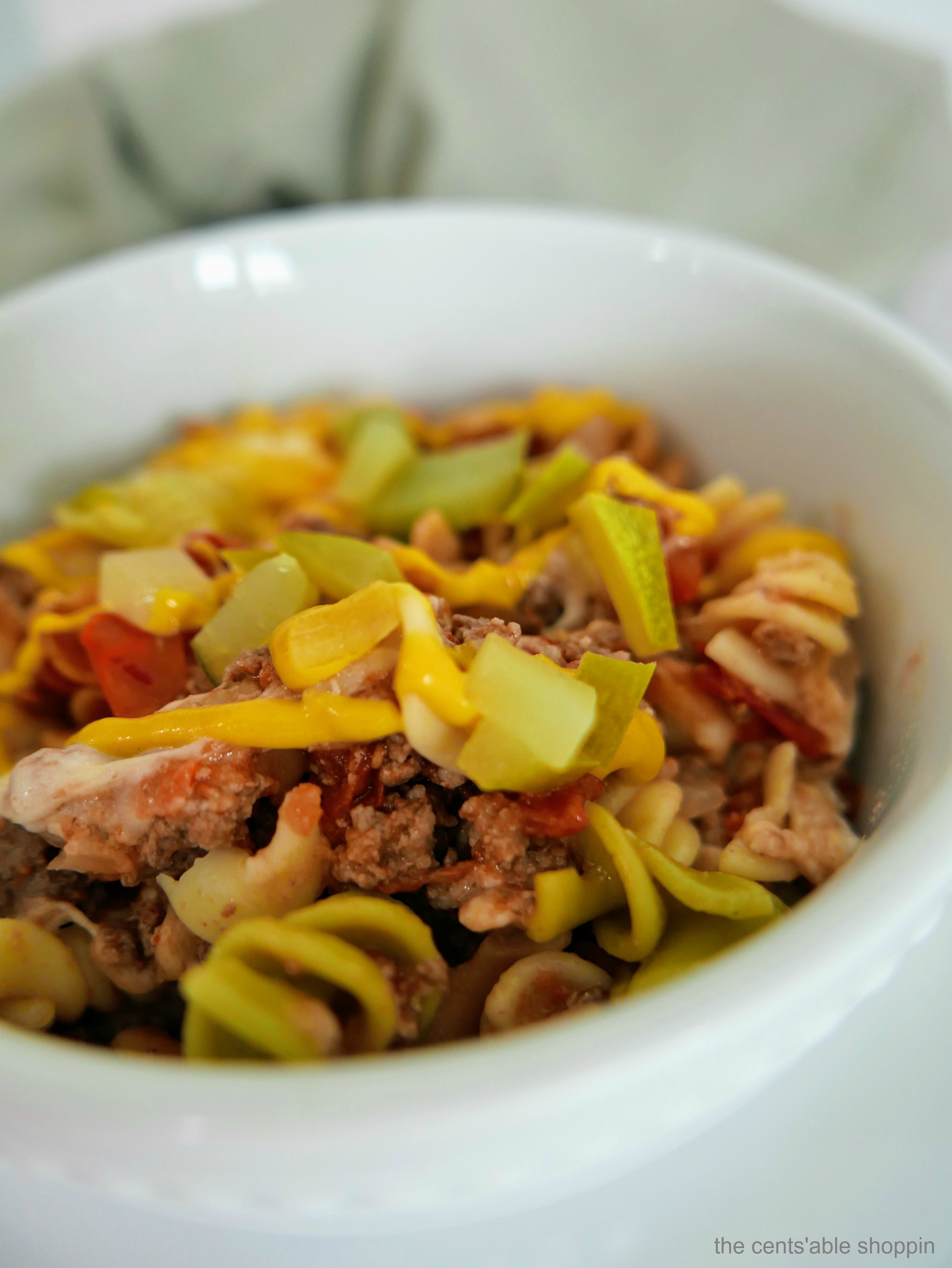 Cheeseburger Casserole