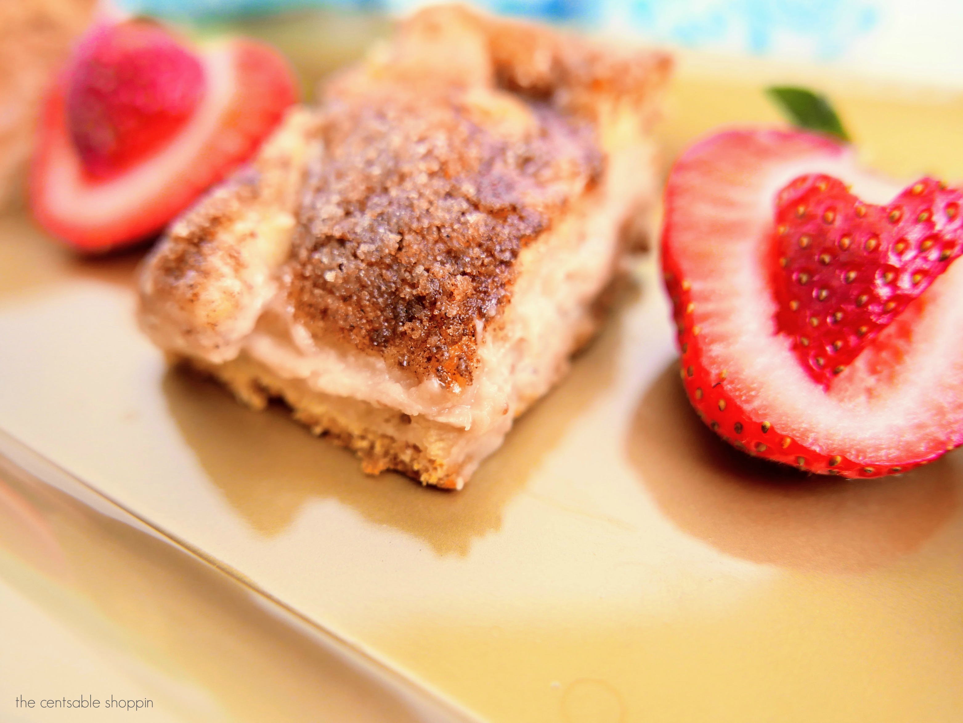 Strawberry Cheesecake Sopapilla Bars